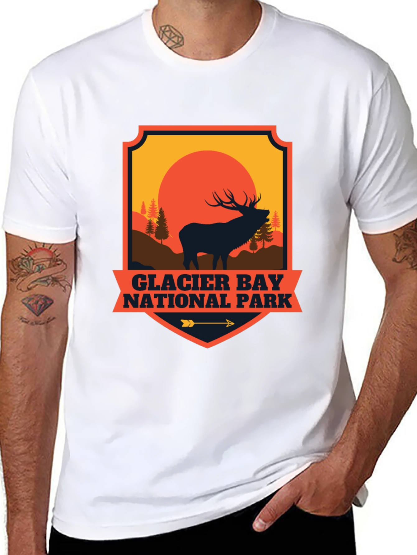 Glacier Bay National Park Elk Graphic Tee