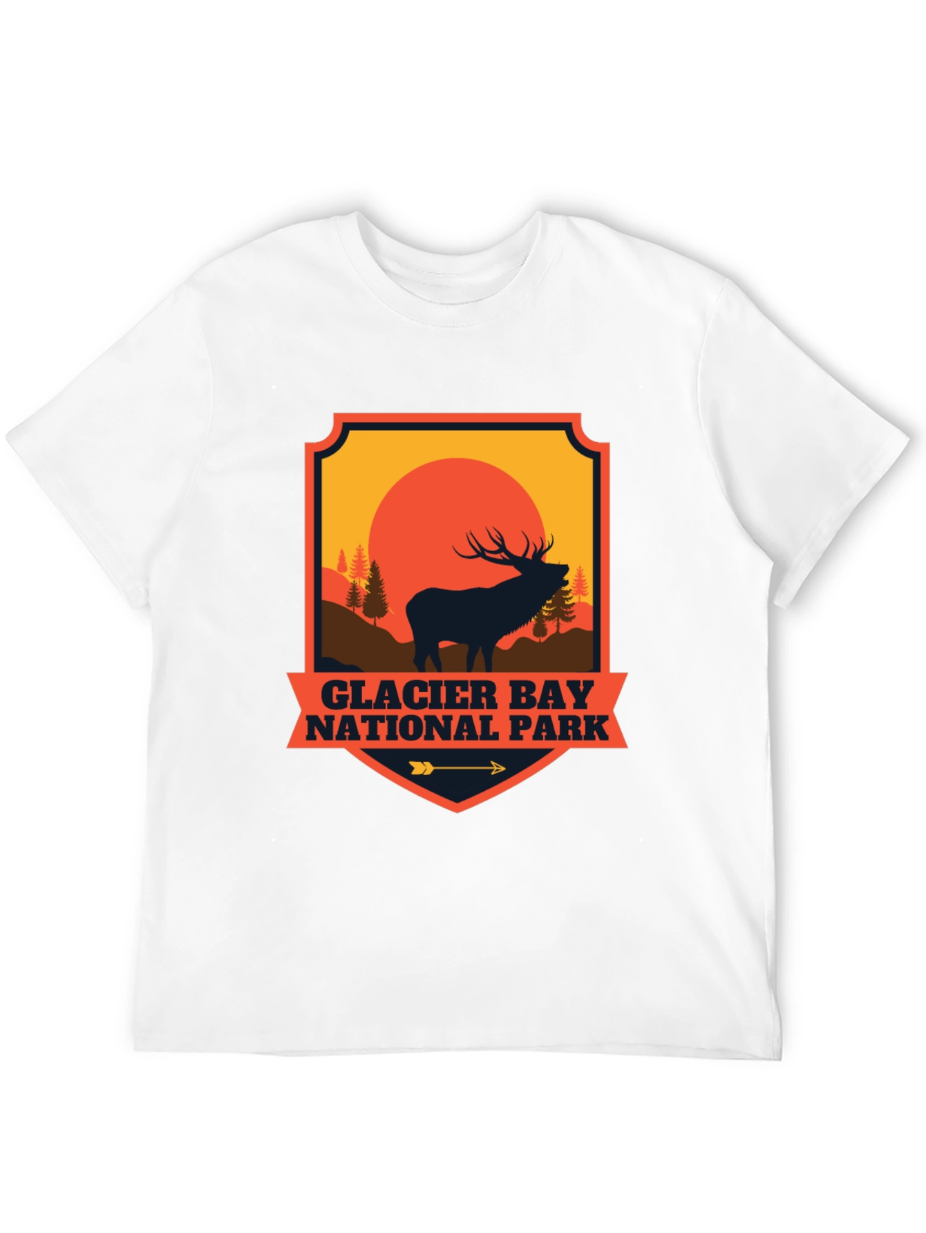 Glacier Bay National Park Elk Graphic Tee