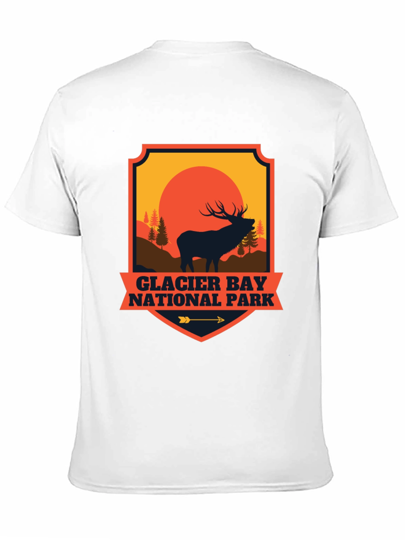 Glacier Bay National Park Elk Graphic Tee
