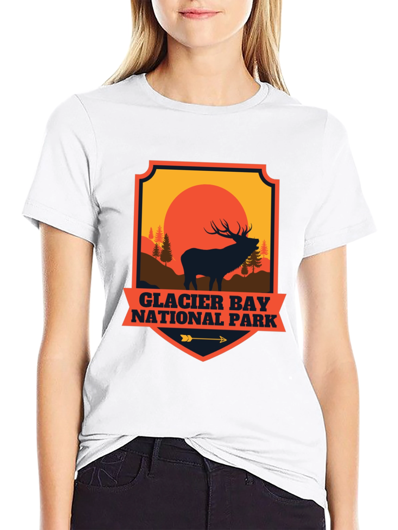 Glacier Bay National Park Elk Graphic Tee