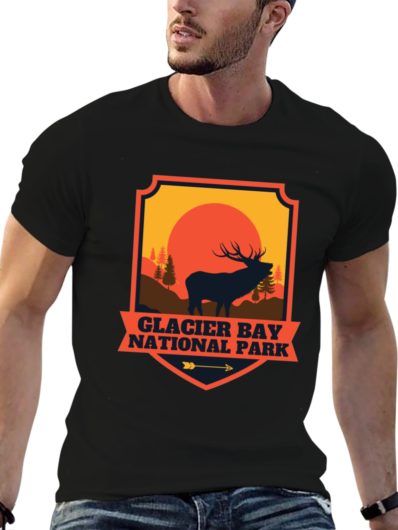 Glacier Bay National Park Elk Graphic Tee