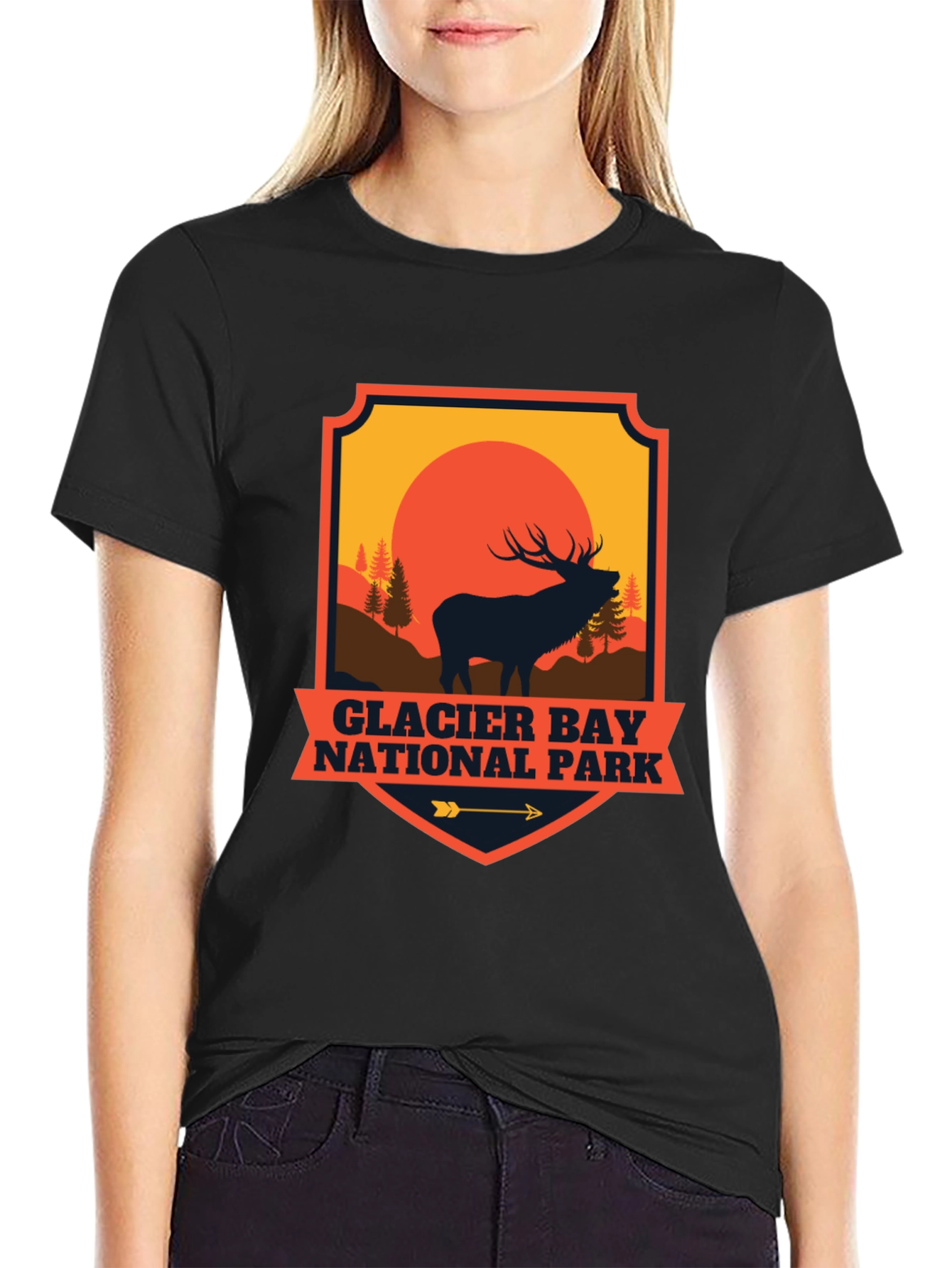 Glacier Bay National Park Elk Graphic Tee