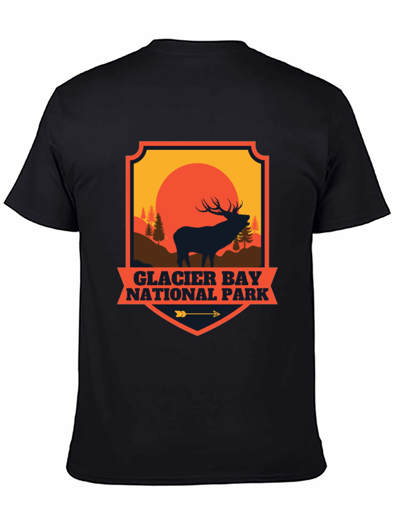 Glacier Bay National Park Elk Graphic Tee