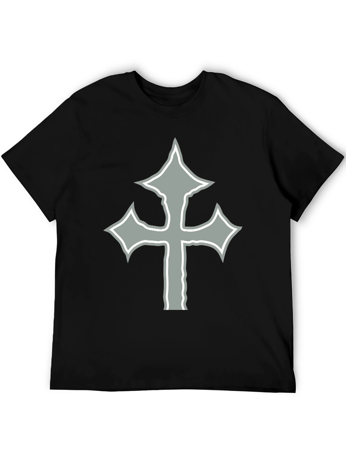 Cross Graphic Black T-Shirt