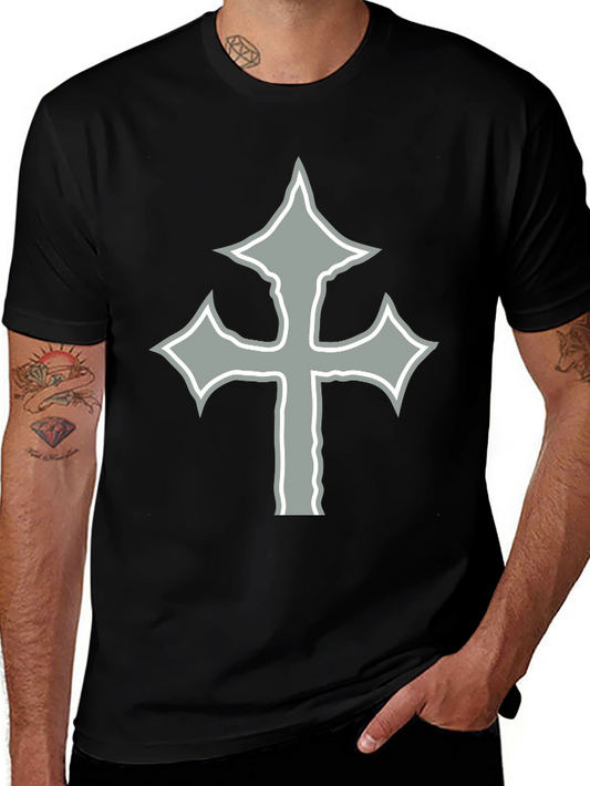 Cross Graphic Black T-Shirt