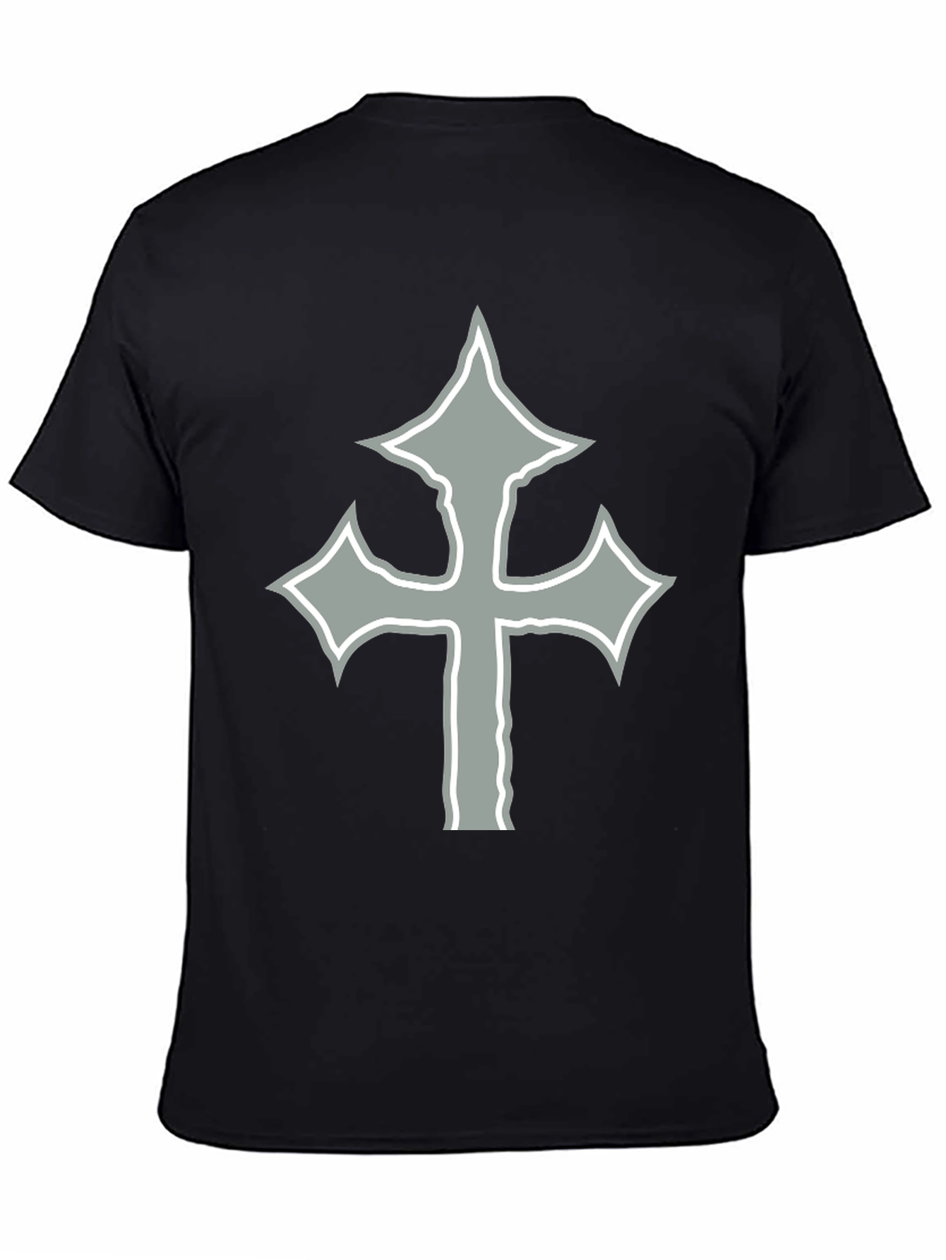 Cross Graphic Black T-Shirt