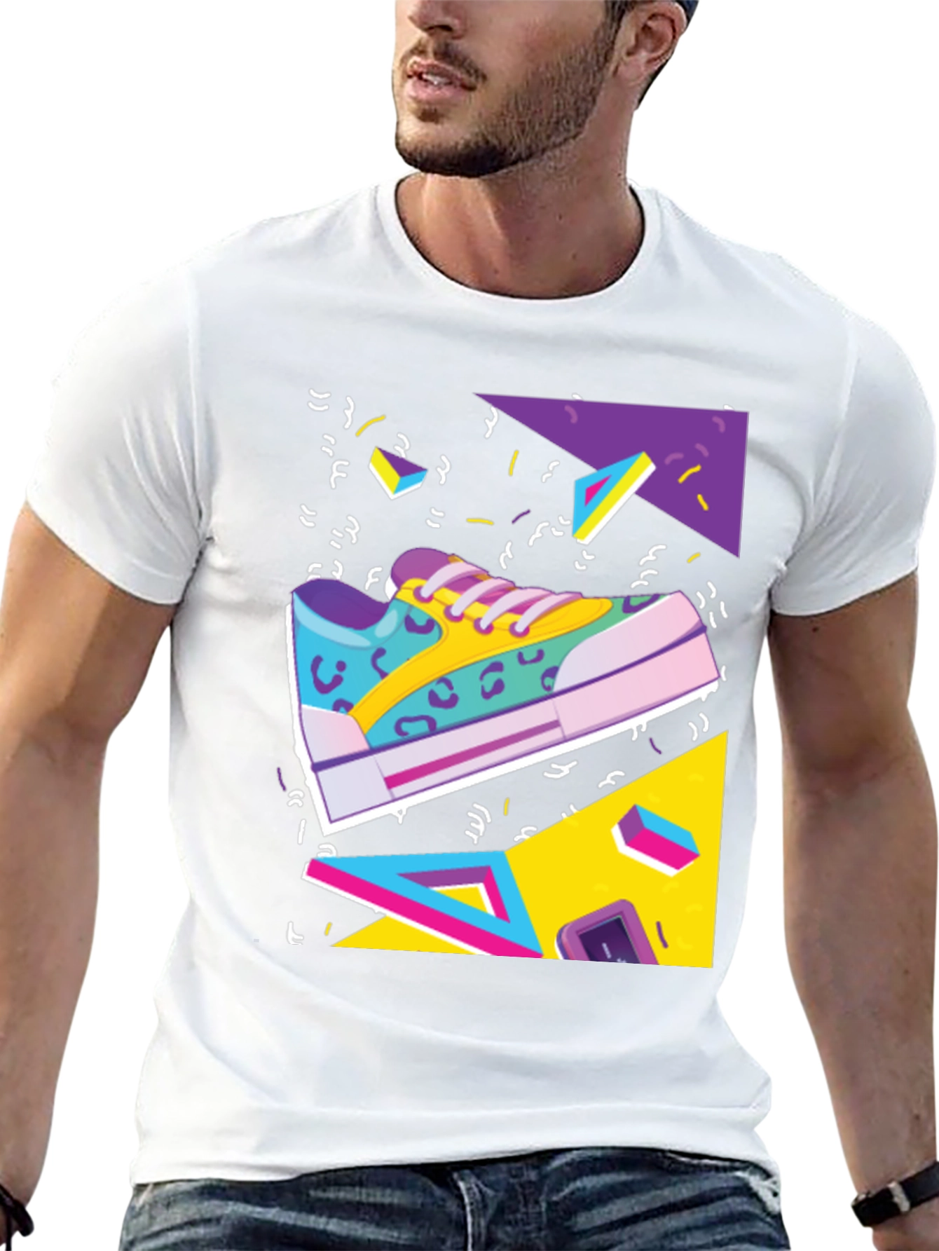 Retro 90s Style Graphic T-Shirt