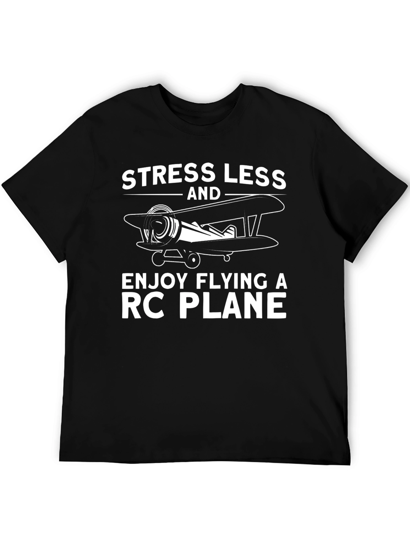 Stress Less RC Plane T-Shirt