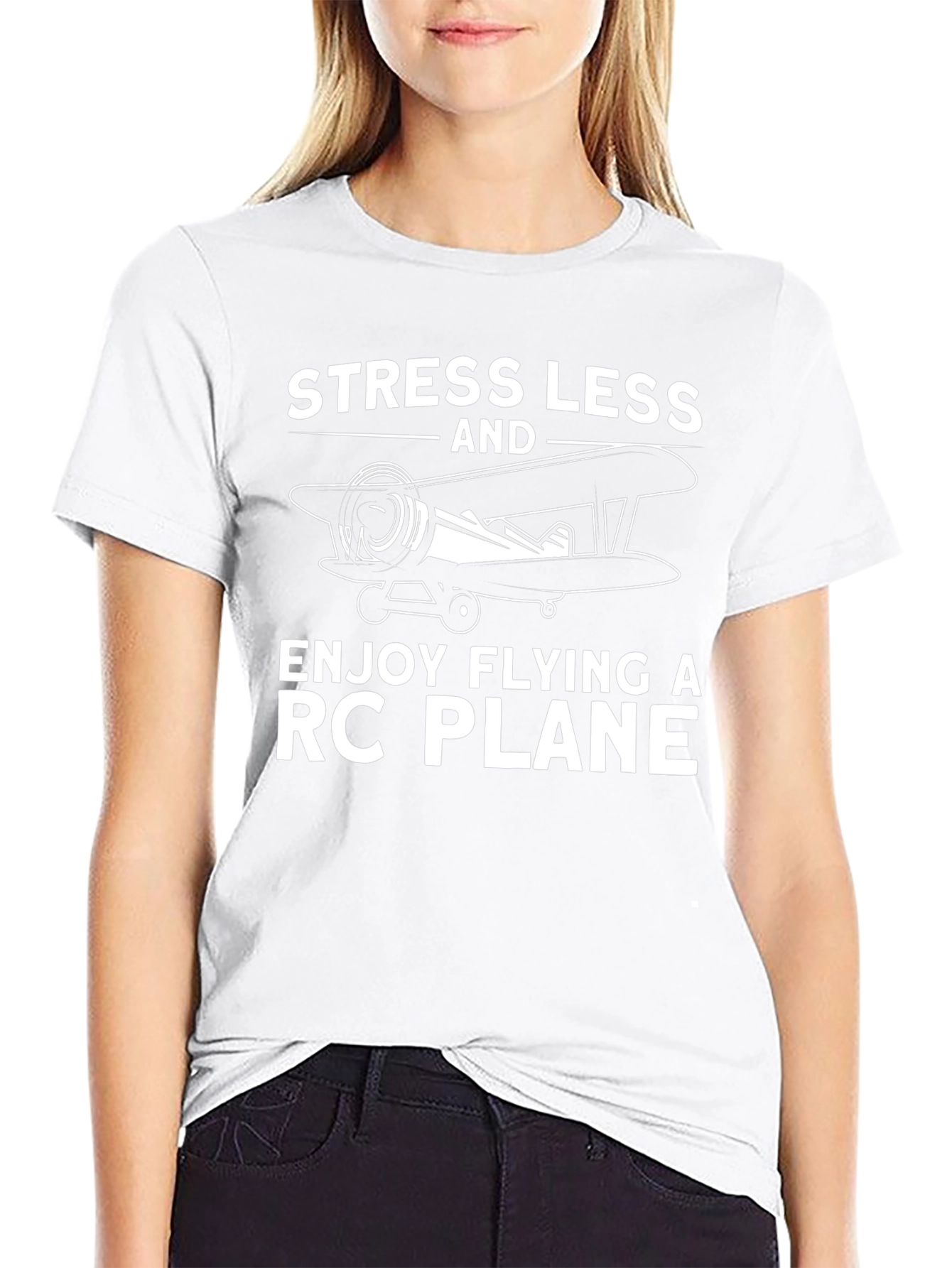 Stress Less RC Plane T-Shirt
