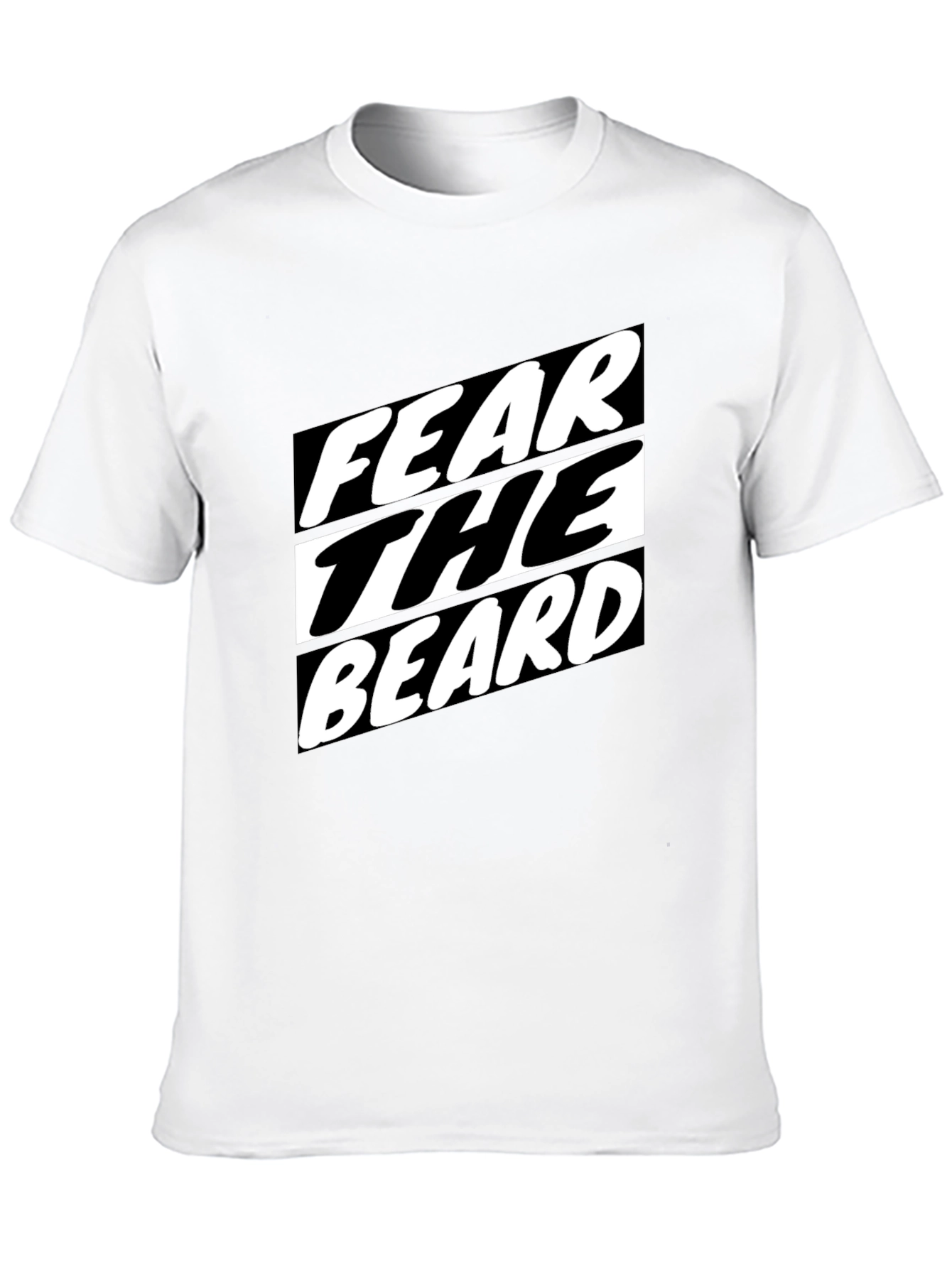 Fear the Beard T-Shirt - Black Graphic Tee