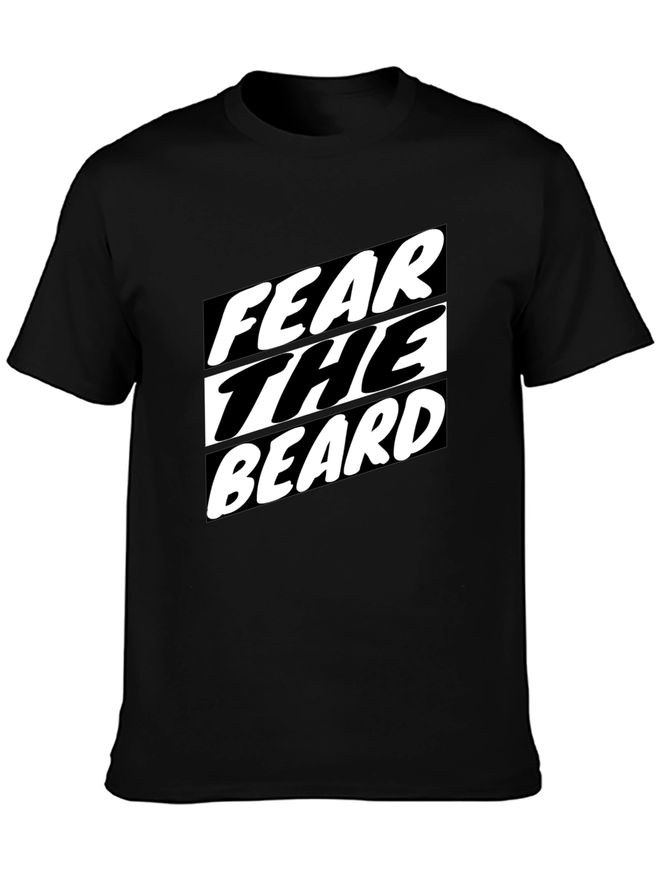 Fear the Beard T-Shirt - Black Graphic Tee