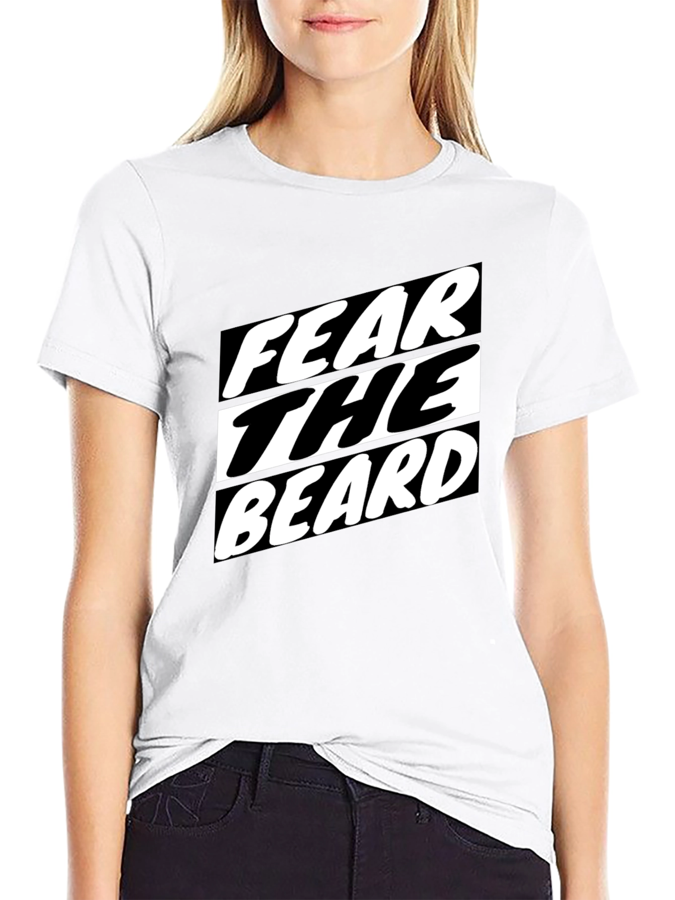 Fear the Beard T-Shirt - Black Graphic Tee