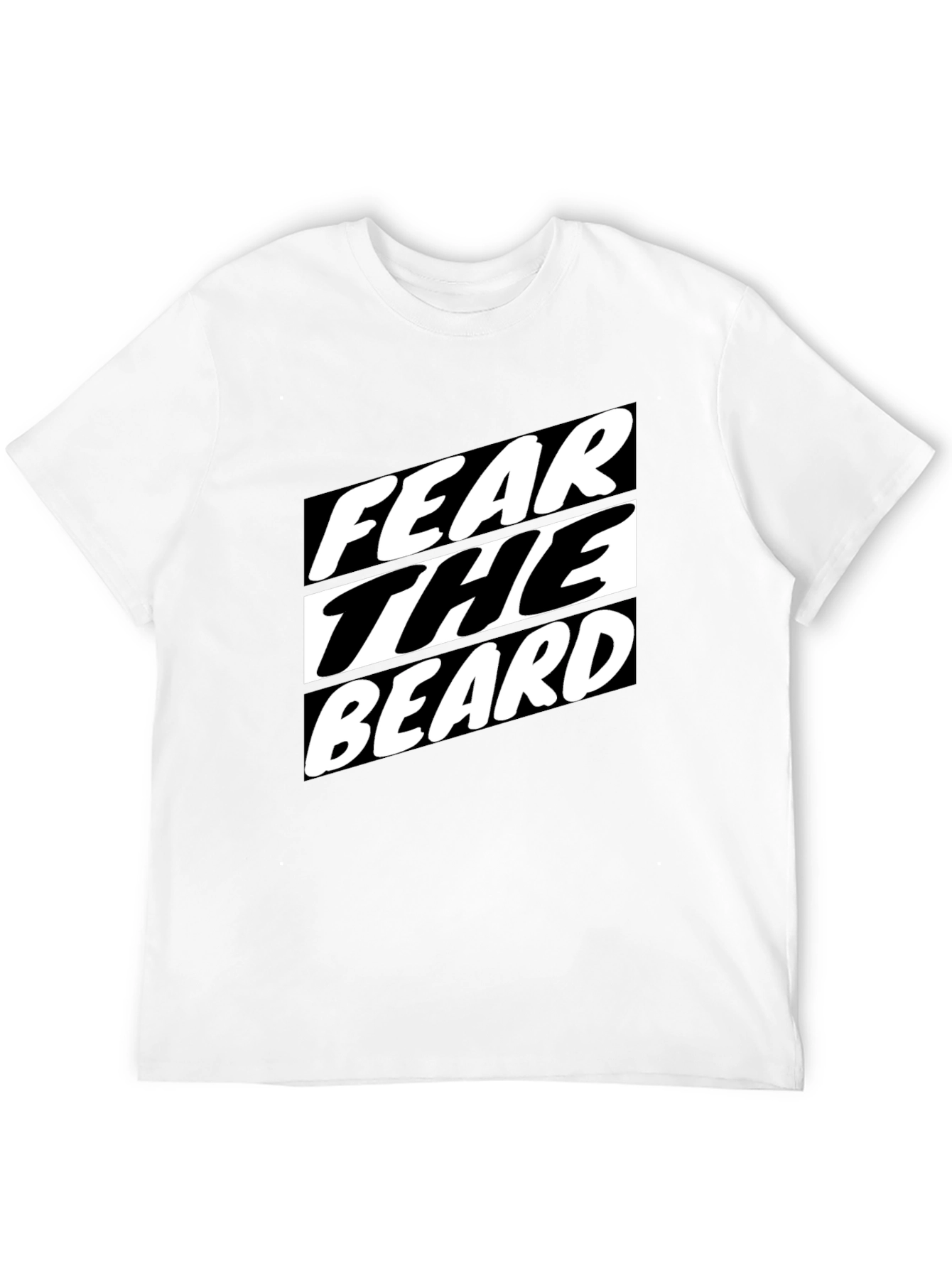 Fear the Beard T-Shirt - Black Graphic Tee