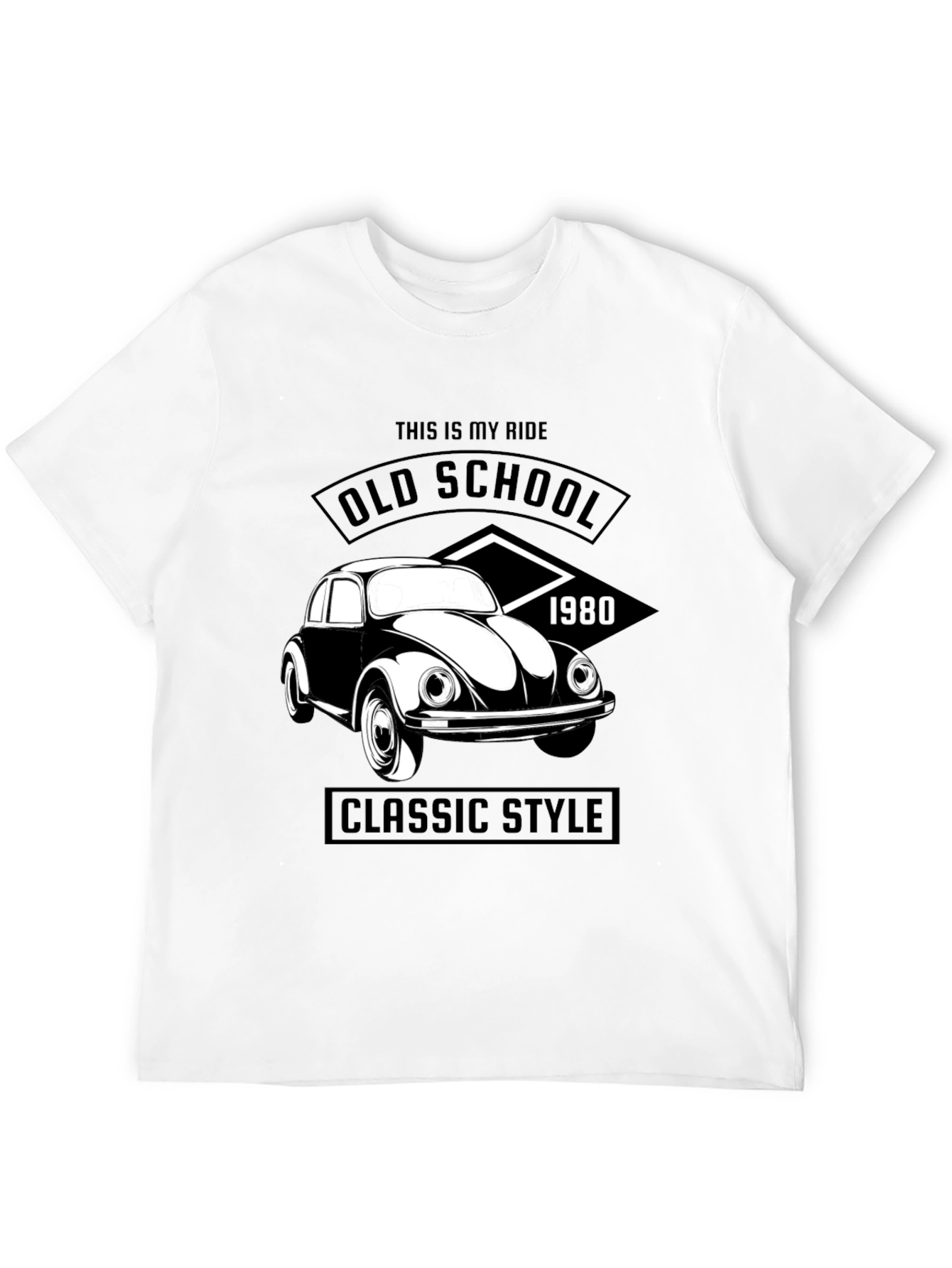 Old School Classic Car T-Shirt - 1980s Style Ride