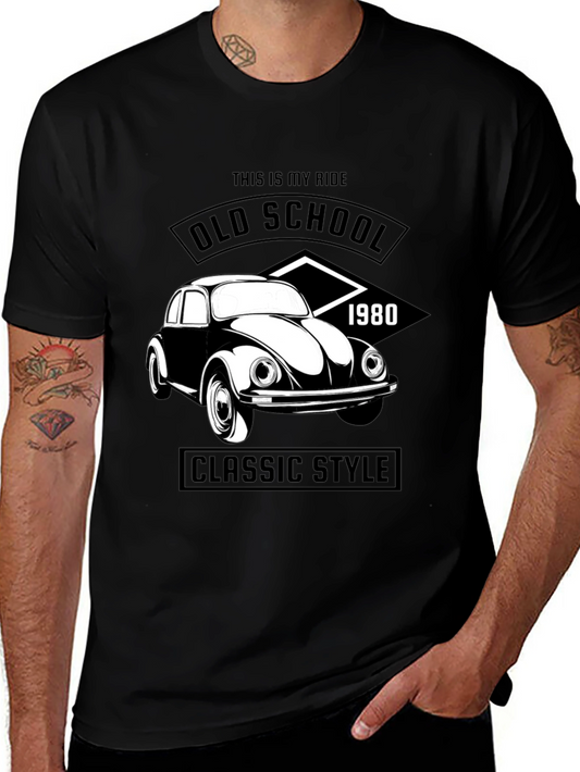 Old School Classic Car T-Shirt - 1980s Style Ride