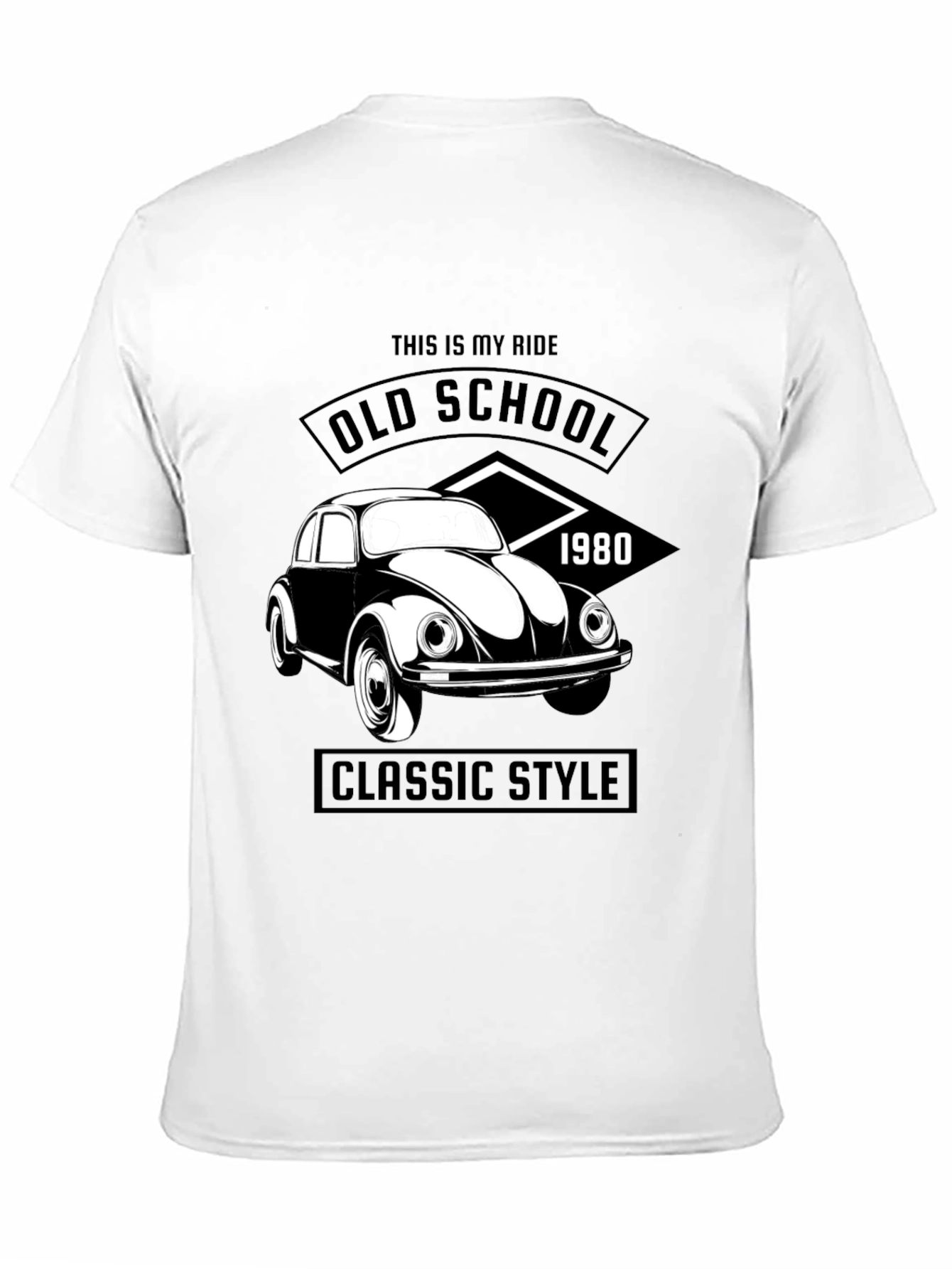Old School Classic Car T-Shirt - 1980s Style Ride