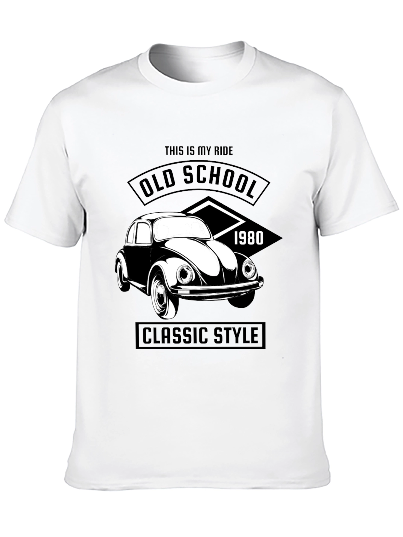 Old School Classic Car T-Shirt - 1980s Style Ride