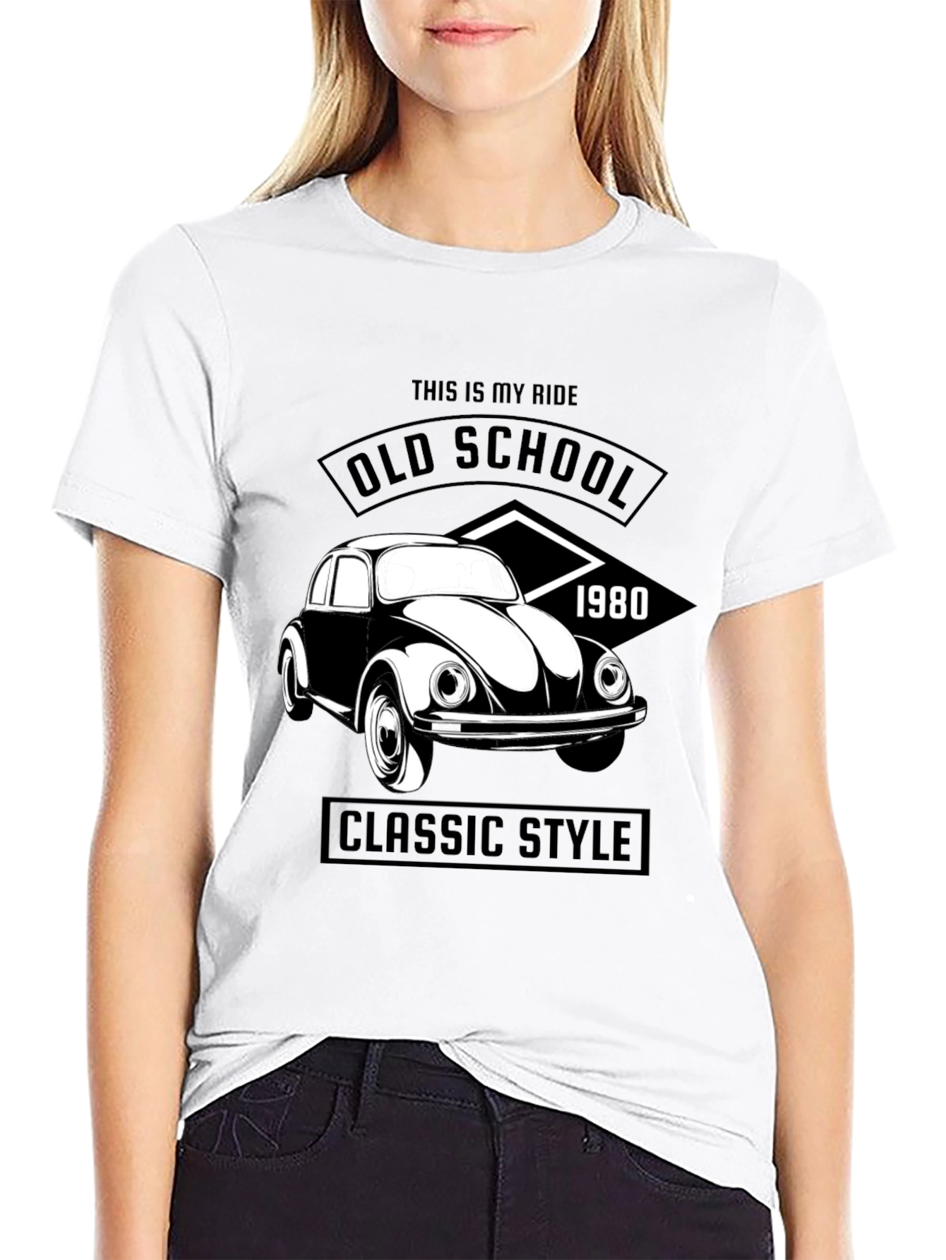 Old School Classic Car T-Shirt - 1980s Style Ride