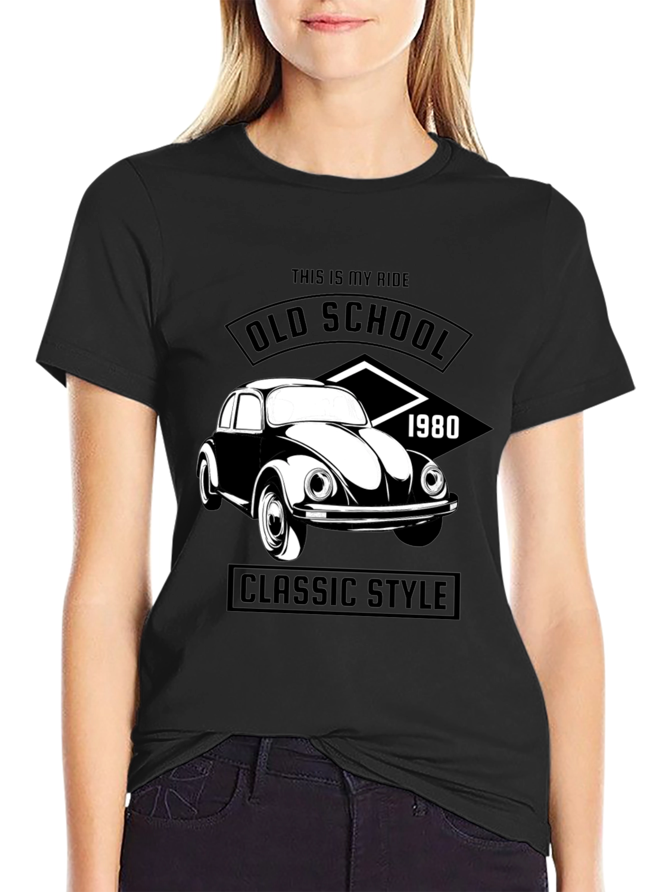Old School Classic Car T-Shirt - 1980s Style Ride