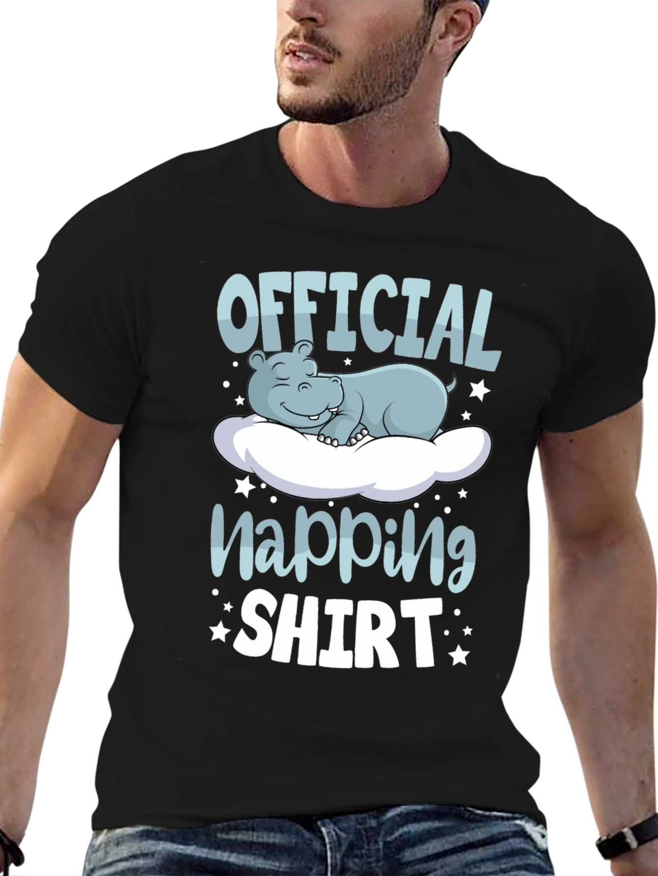 Official Napping Shirt - Funny Hippo Sleep Tee