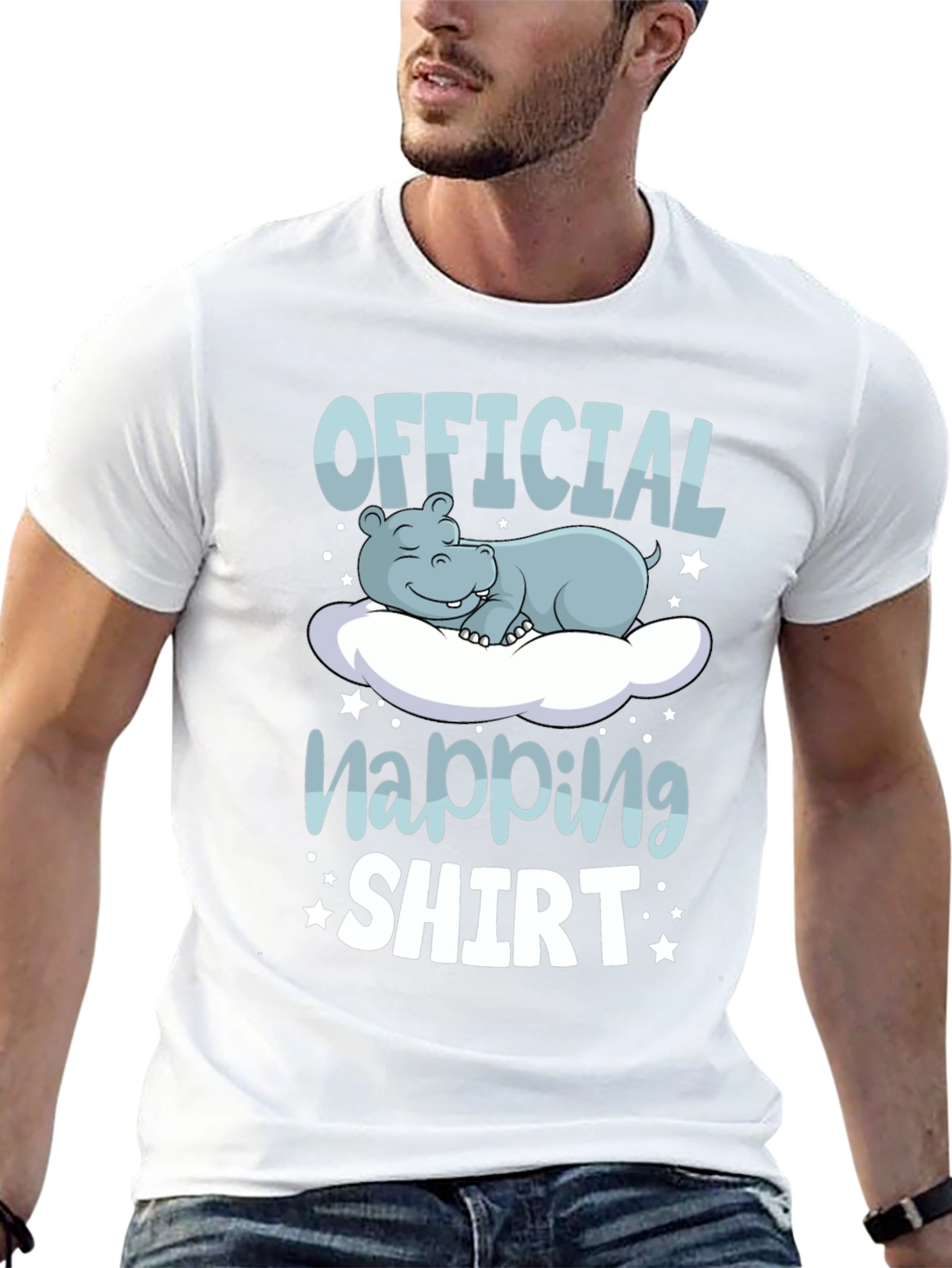 Official Napping Shirt - Funny Hippo Sleep Tee
