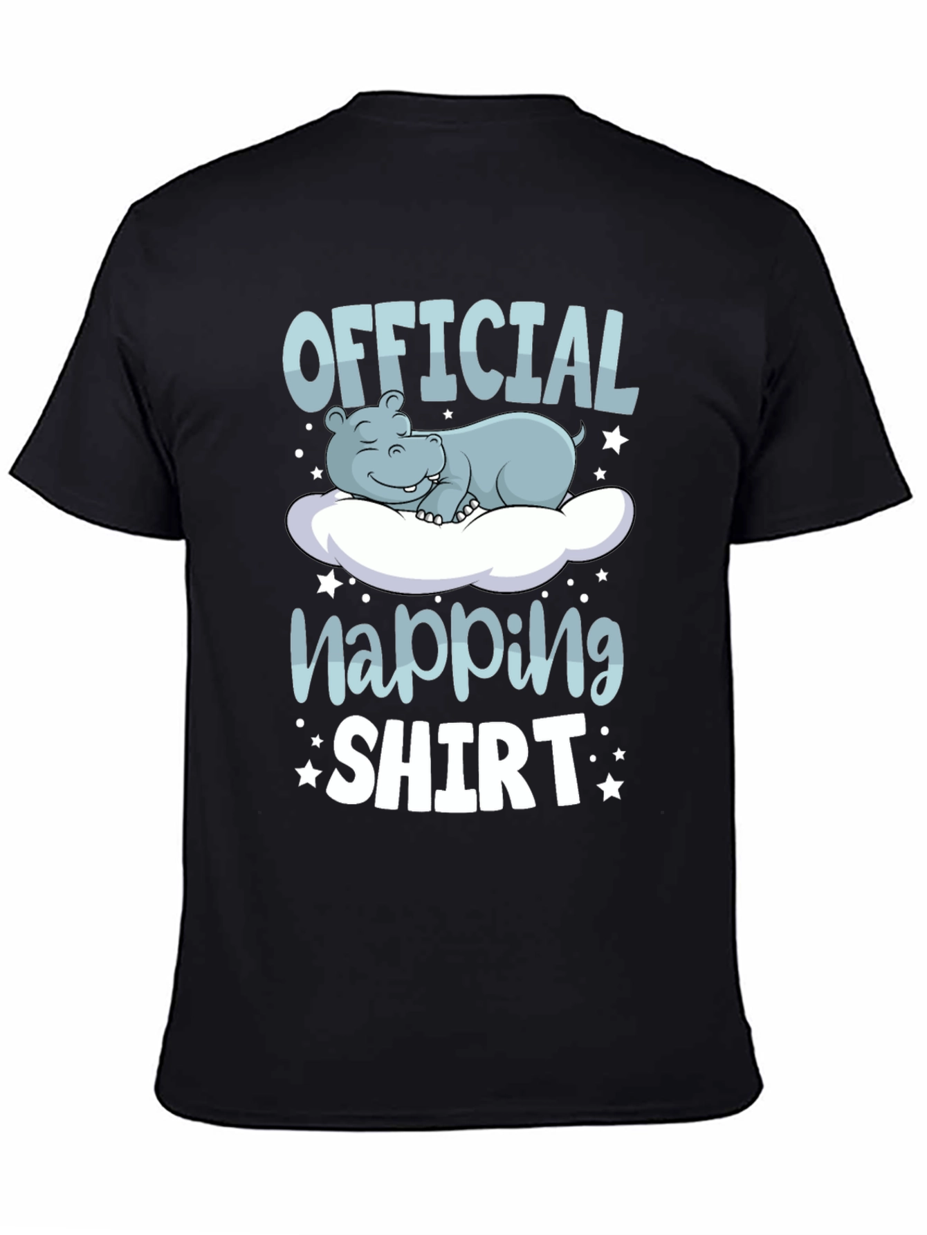 Official Napping Shirt - Funny Hippo Sleep Tee
