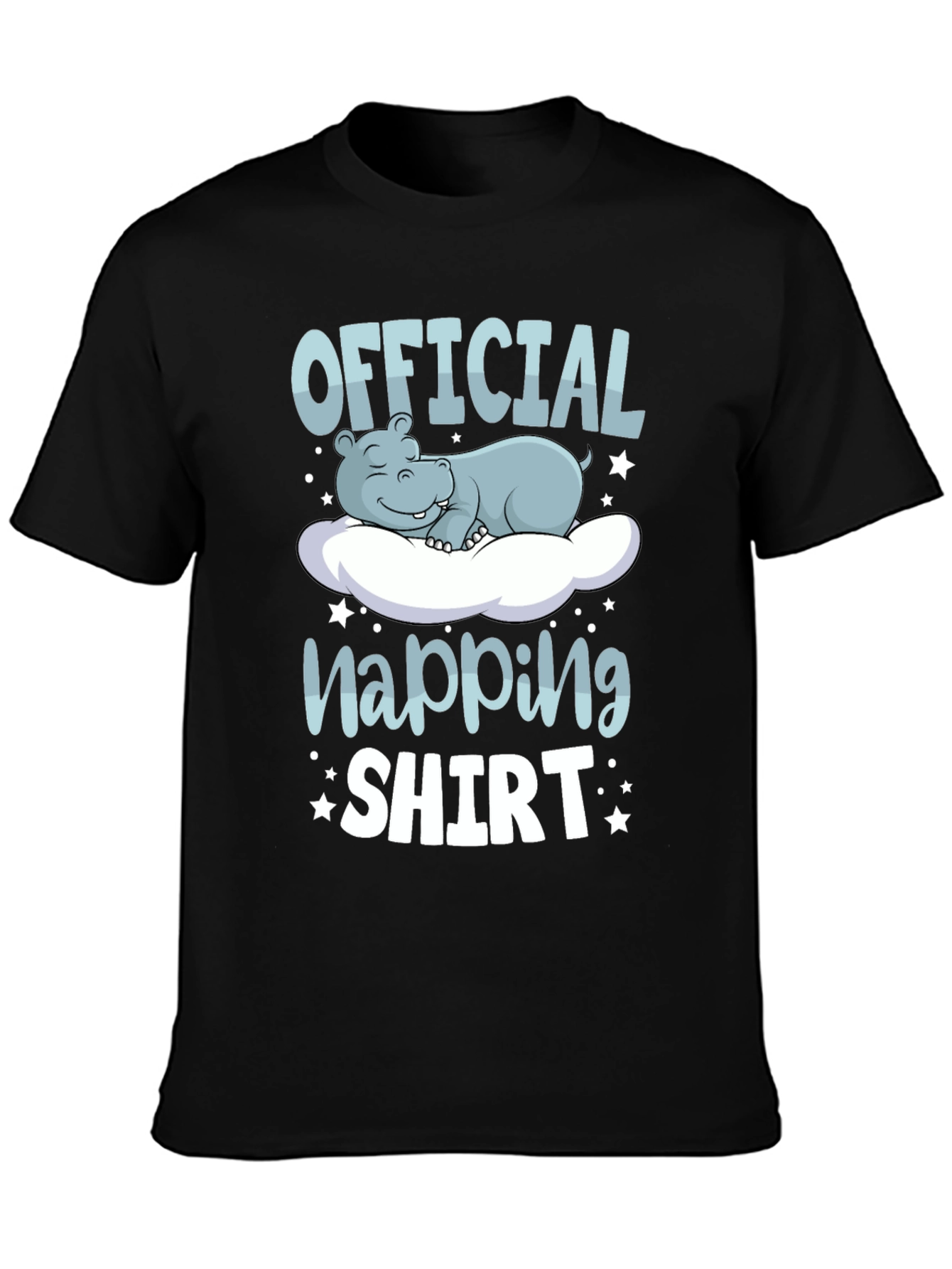 Official Napping Shirt - Funny Hippo Sleep Tee
