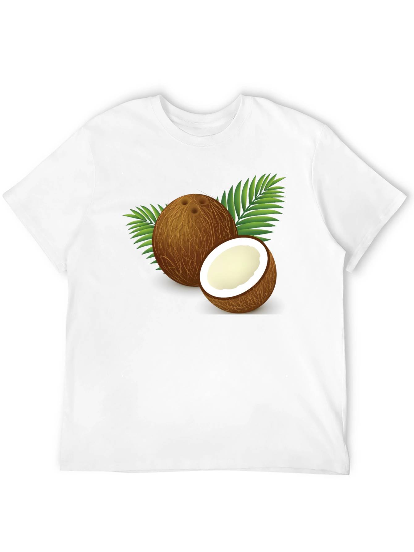 Coconut Graphic Tee - Tropical Summer Vibes