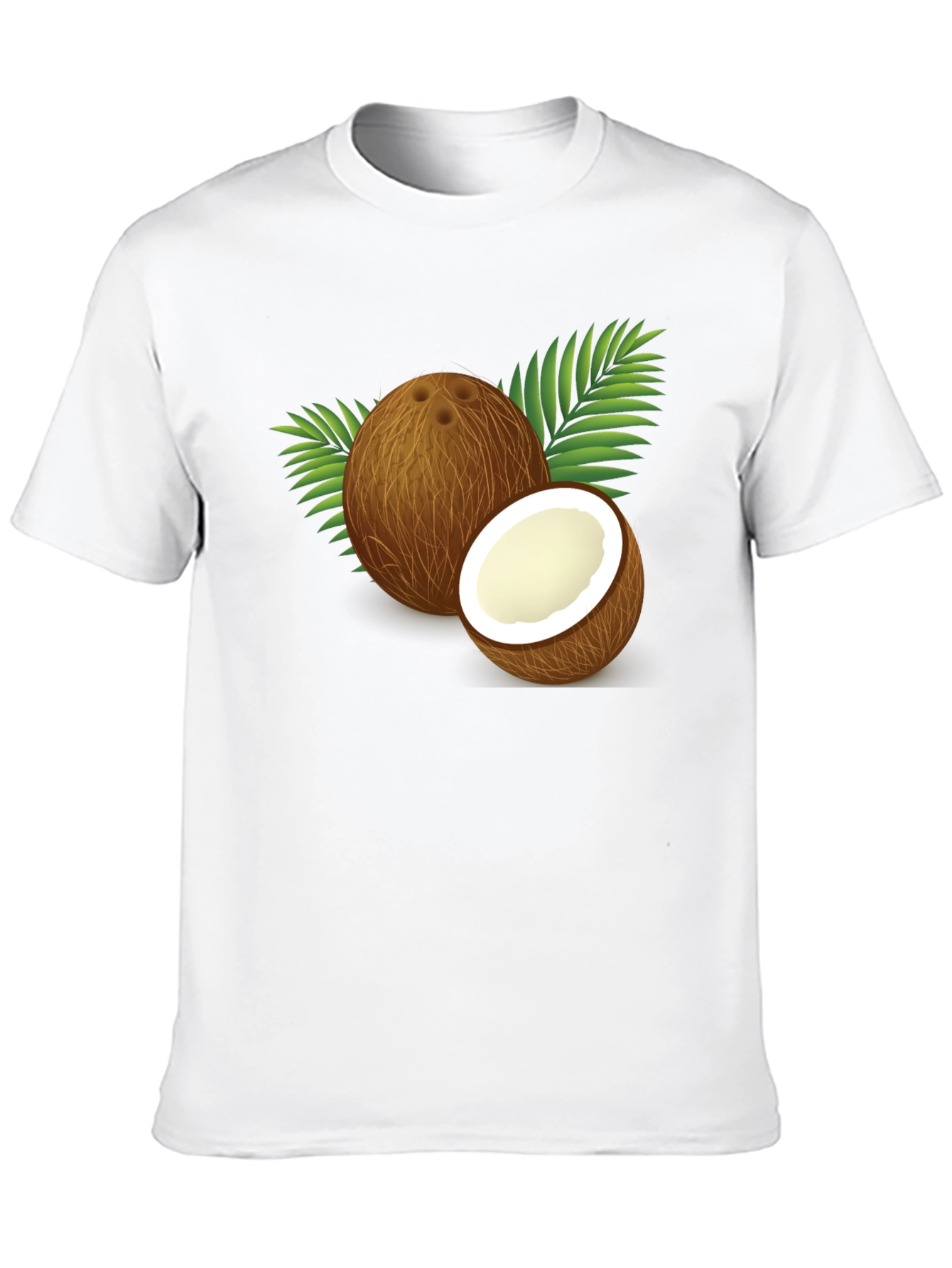 Coconut Graphic Tee - Tropical Summer Vibes