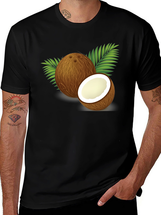 Coconut Graphic Tee - Tropical Summer Vibes