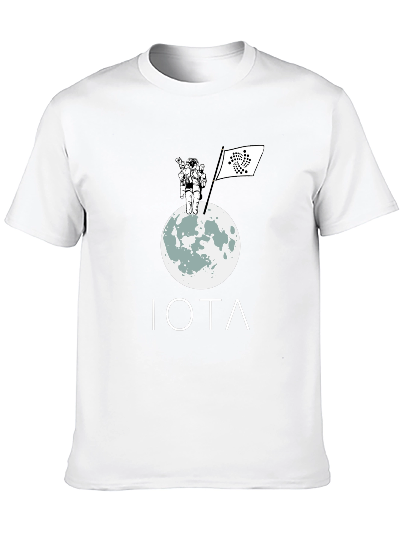 IOTA Moon Landing T-Shirt - Crypto Astronaut Tee