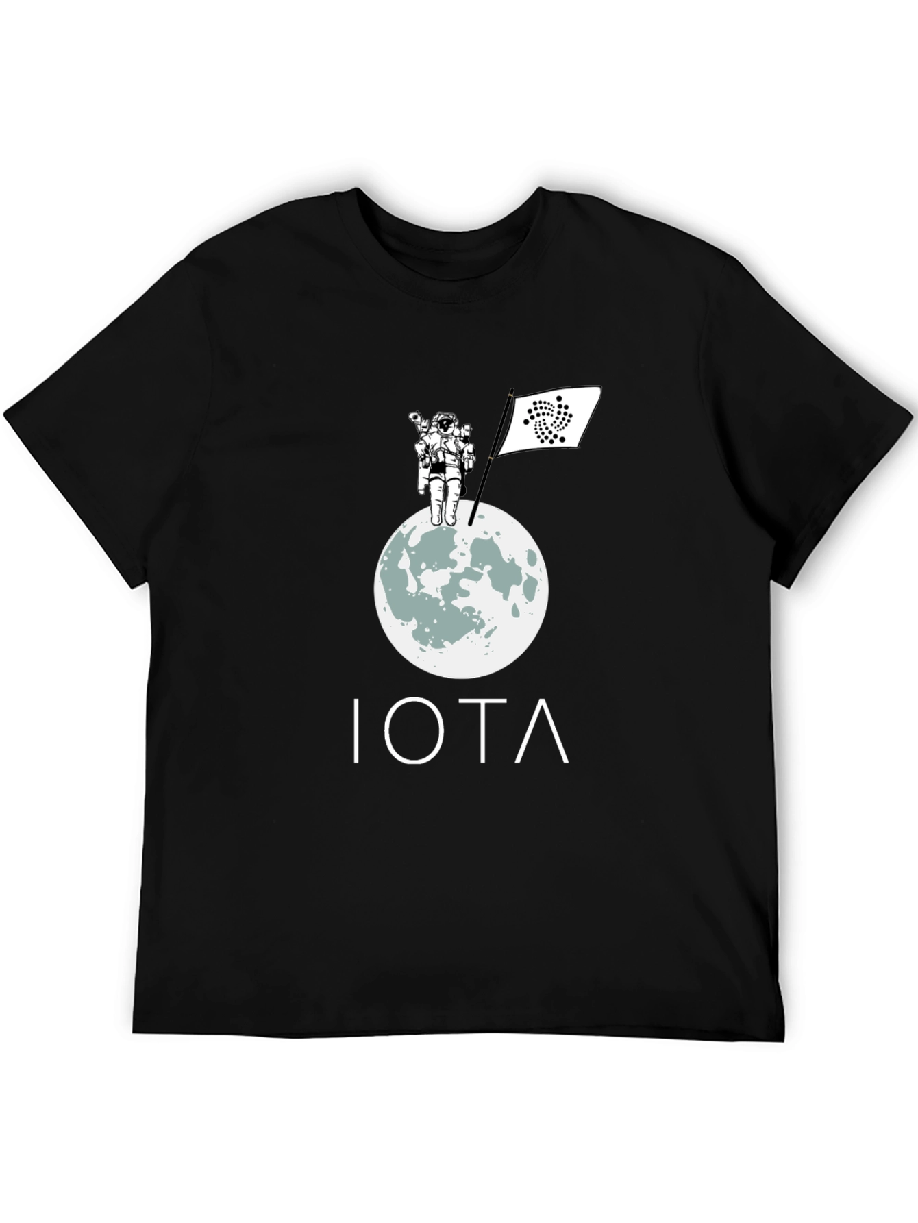 IOTA Moon Landing T-Shirt - Crypto Astronaut Tee