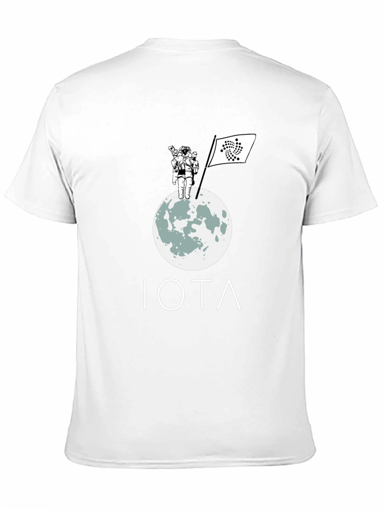 IOTA Moon Landing T-Shirt - Crypto Astronaut Tee