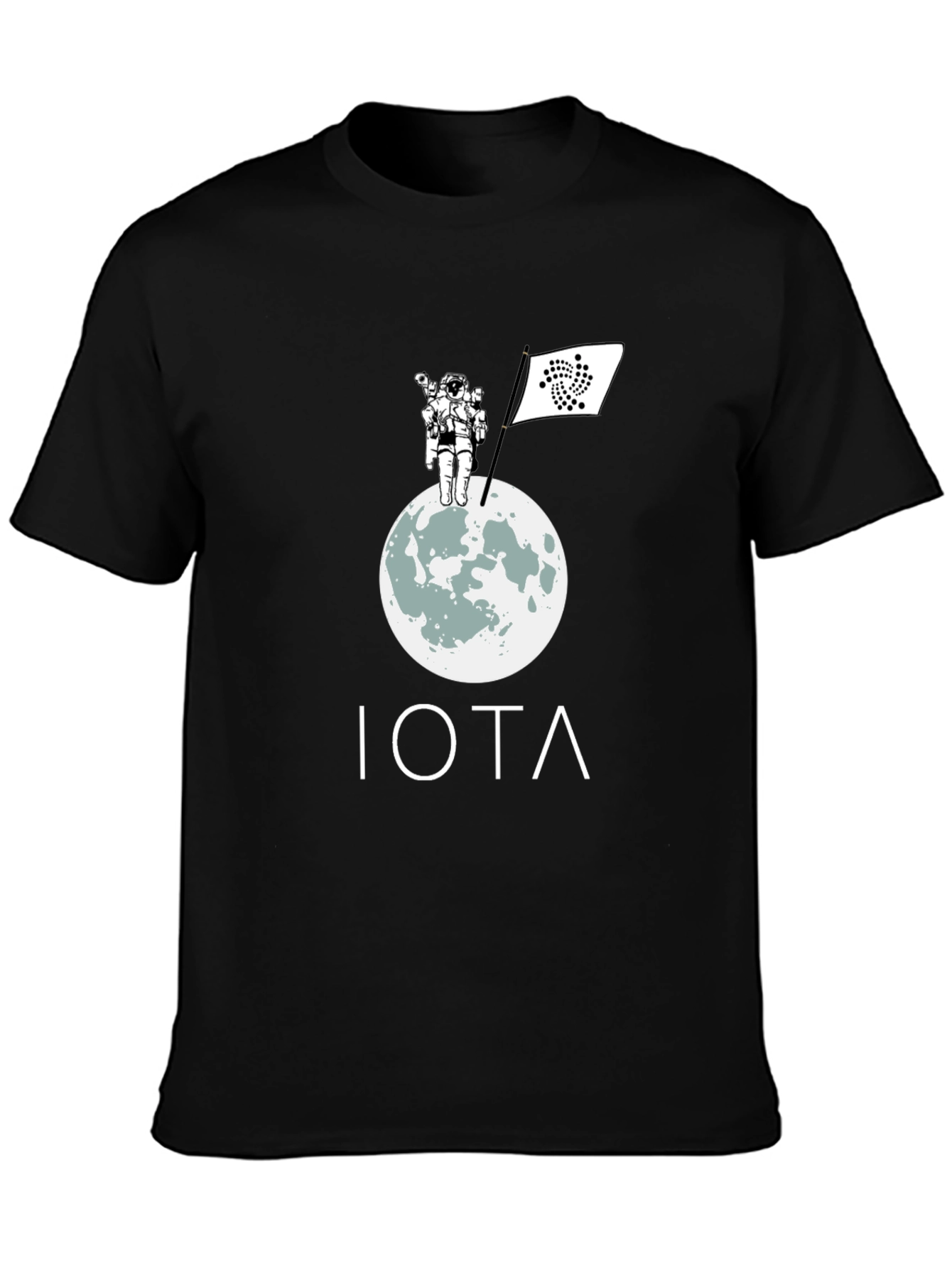 IOTA Moon Landing T-Shirt - Crypto Astronaut Tee