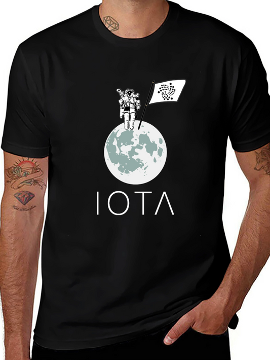 IOTA Moon Landing T-Shirt - Crypto Astronaut Tee