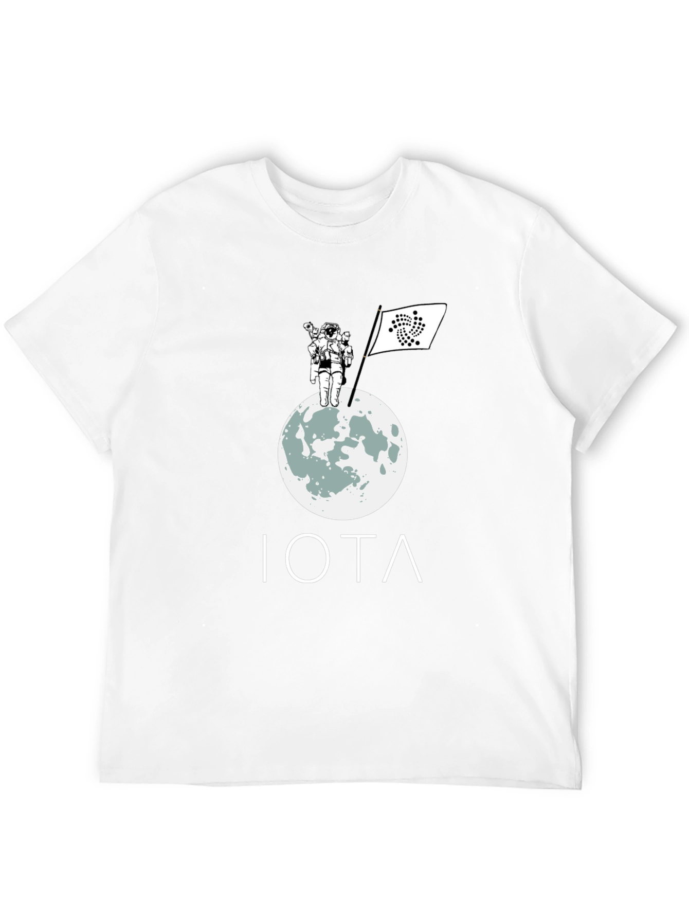IOTA Moon Landing T-Shirt - Crypto Astronaut Tee