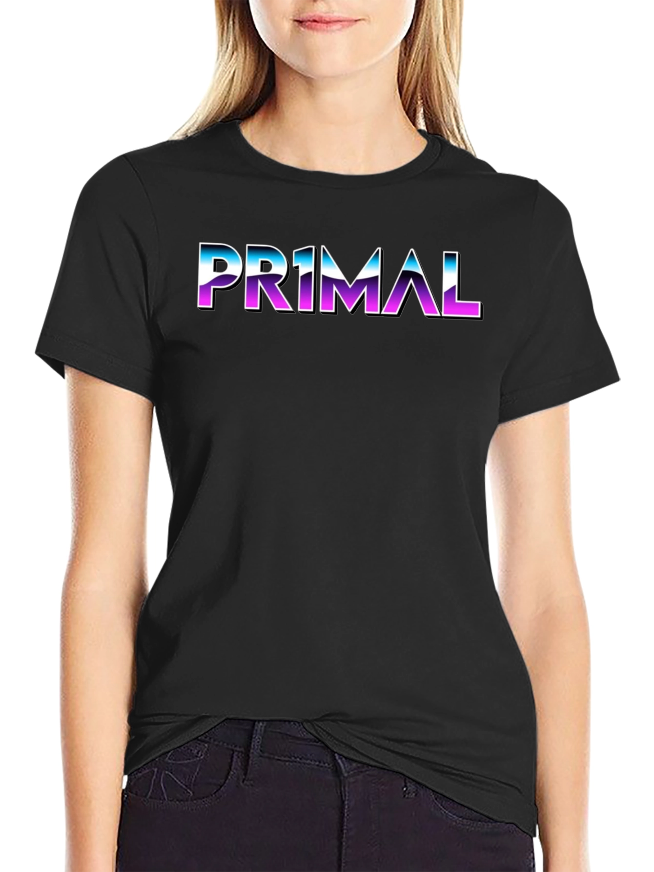 Primal T-Shirt - Retro Gradient Logo Tee