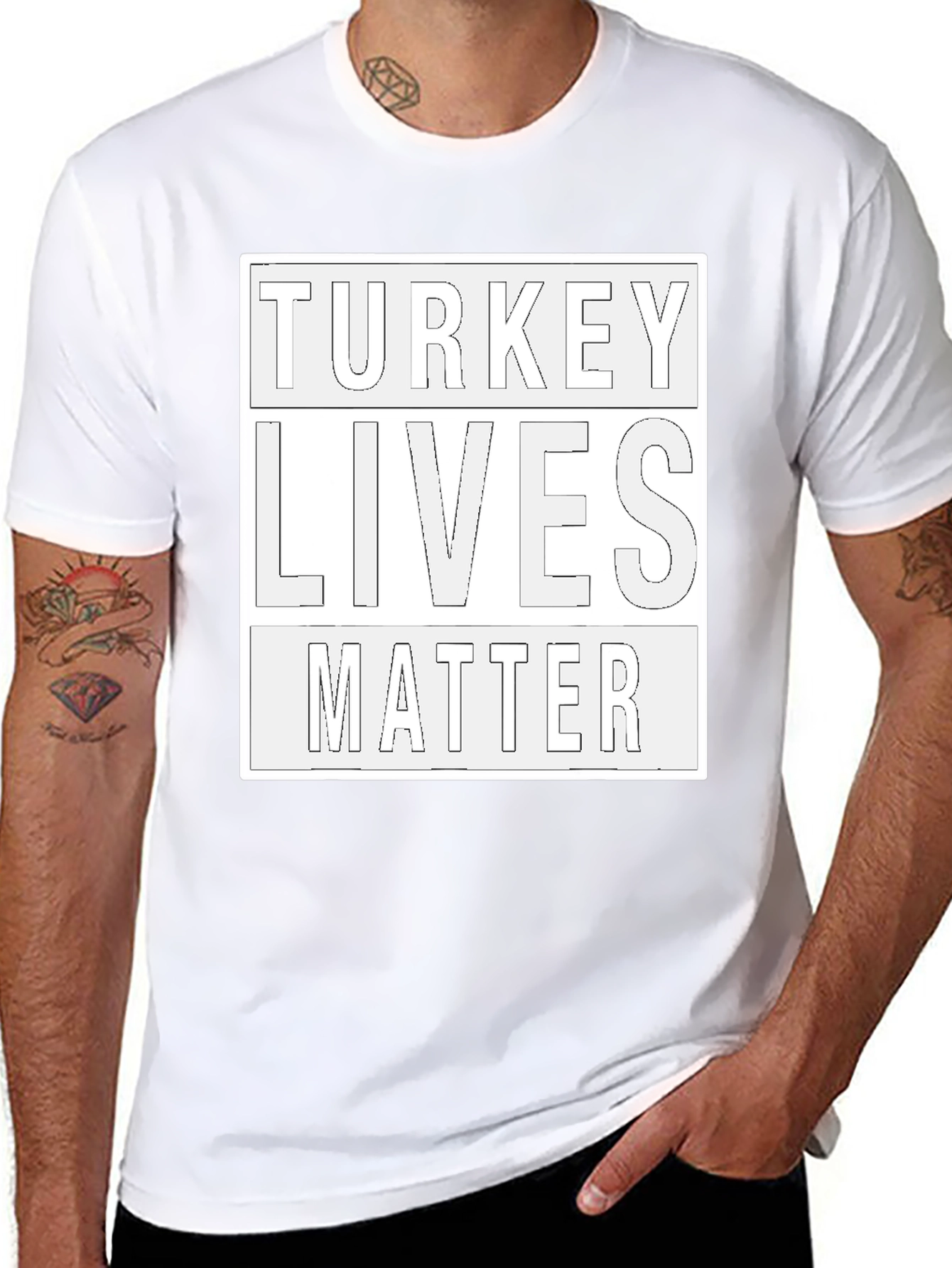 Turkey Lives Matter Black T-Shirt