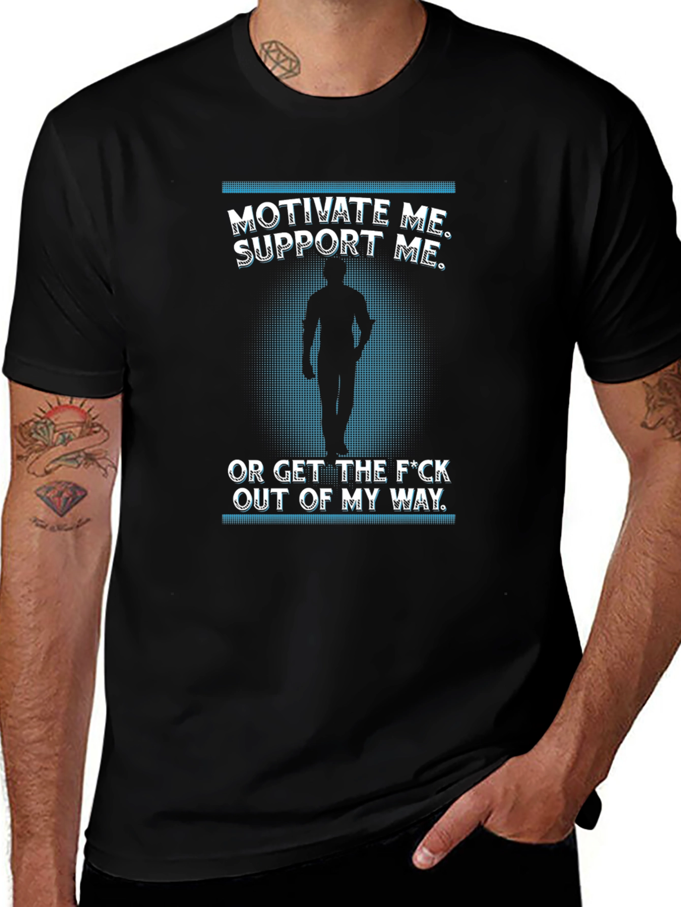 Motivate Me T-Shirt Funny Graphic Tee