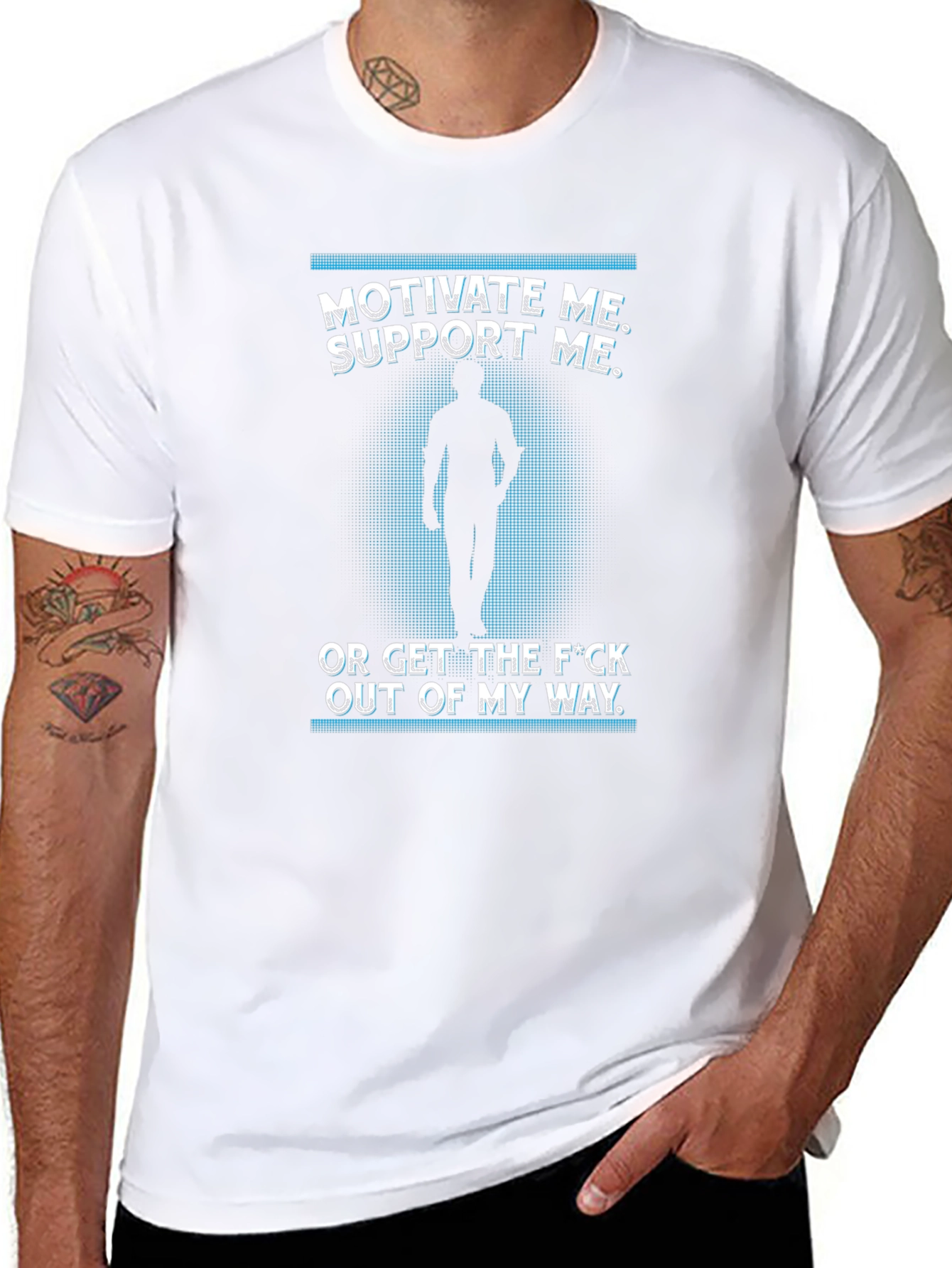 Motivate Me T-Shirt Funny Graphic Tee