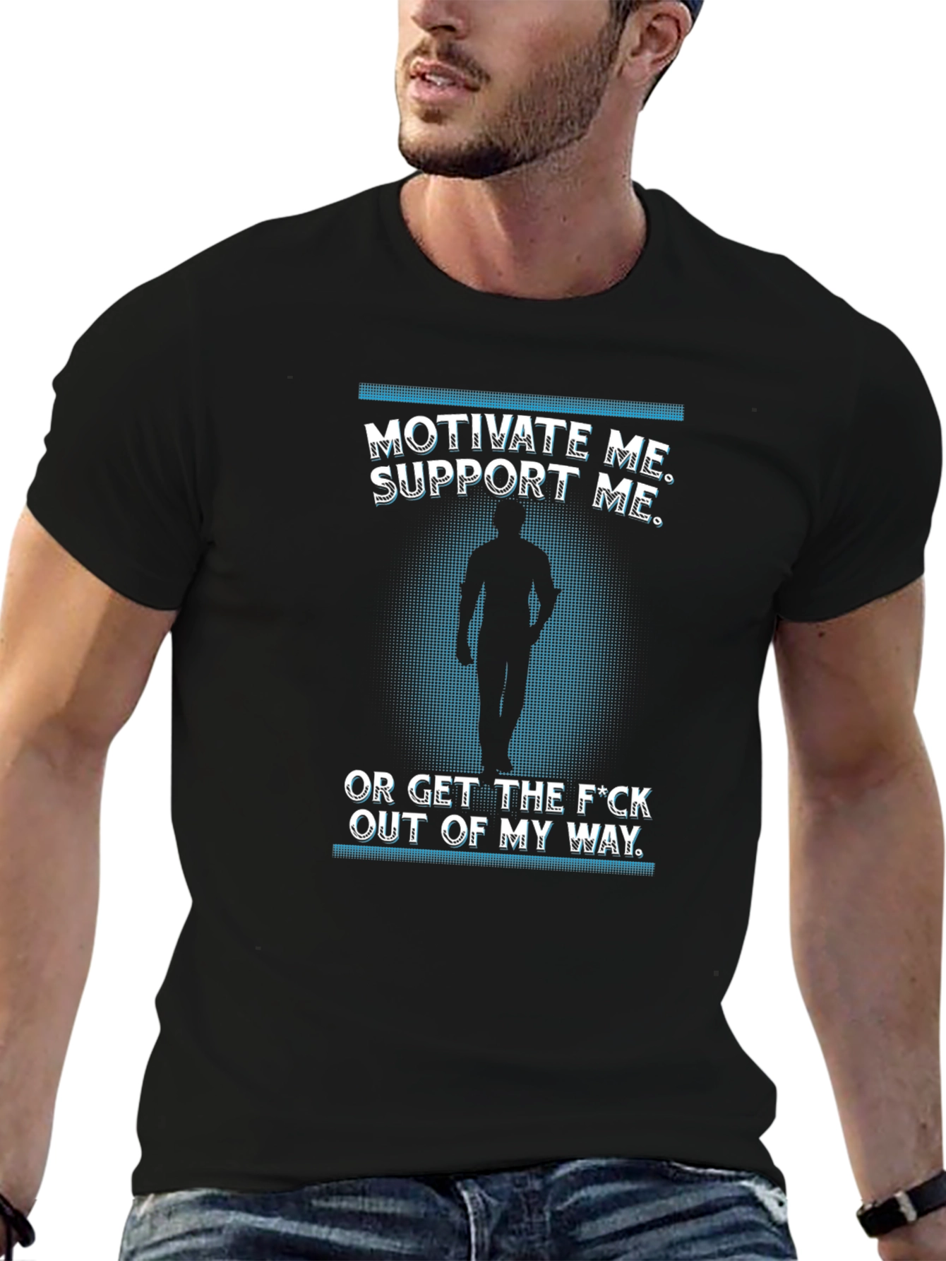 Motivate Me T-Shirt Funny Graphic Tee