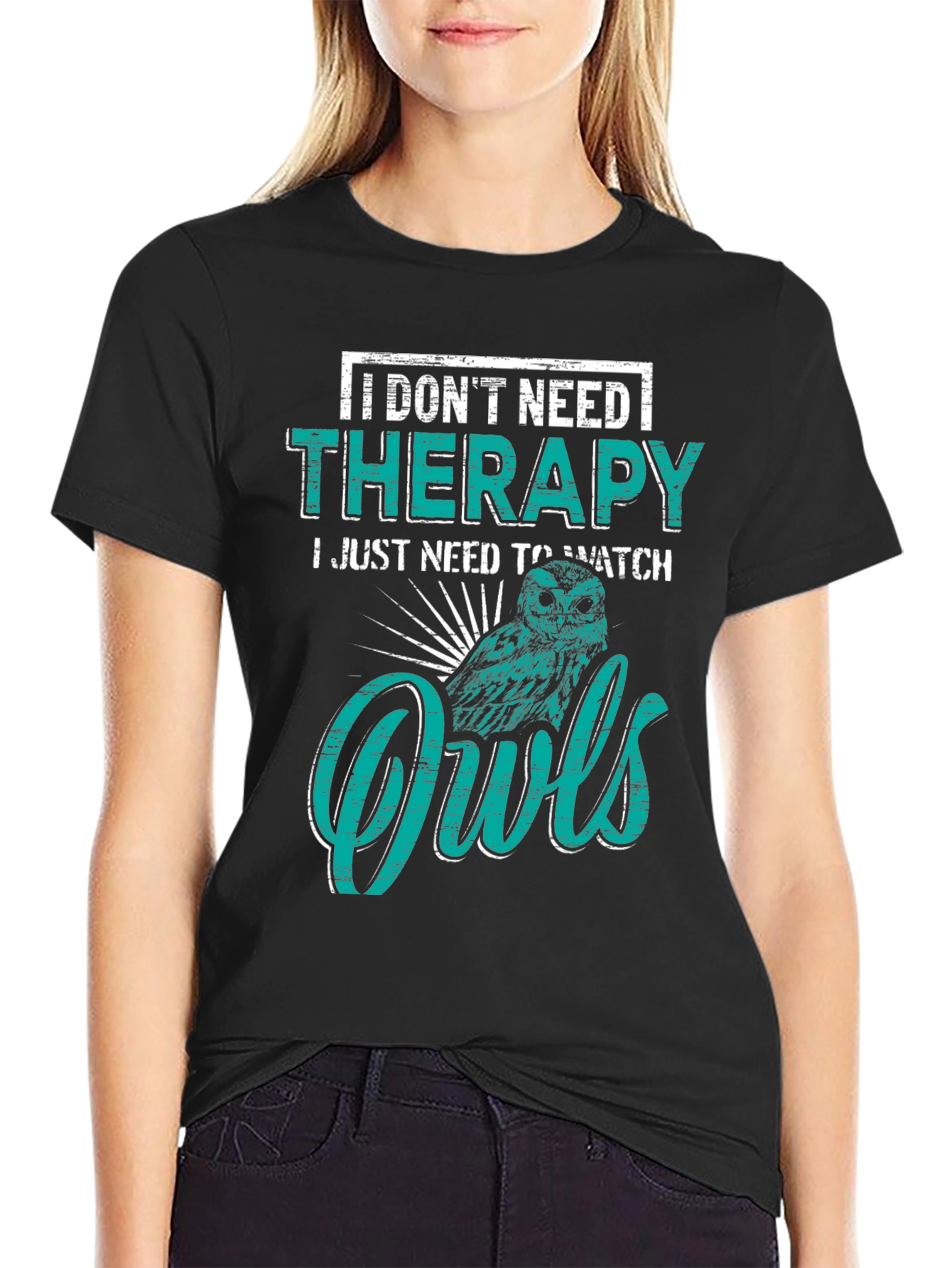 Owl Lover Therapy T-Shirt