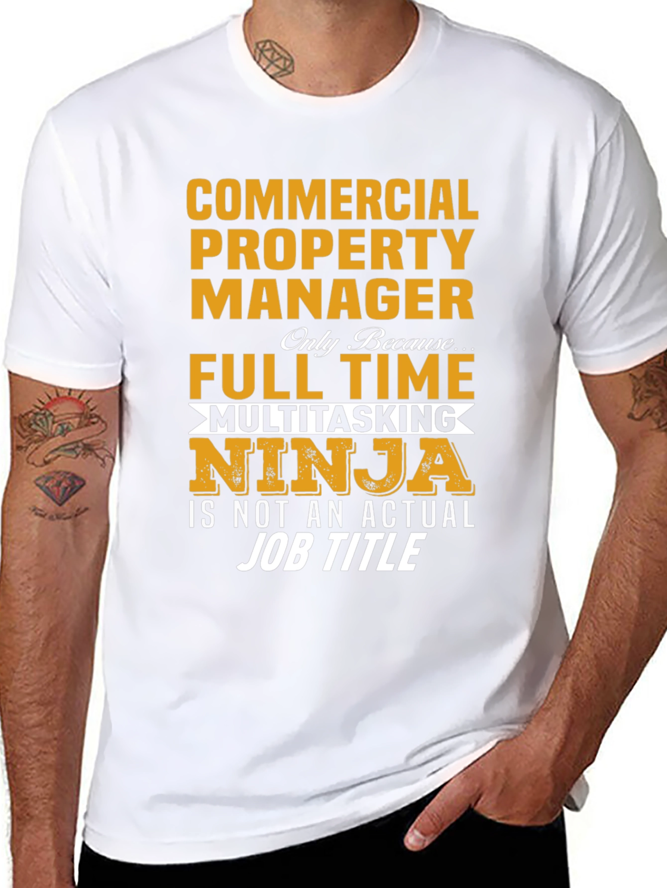 Commercial Property Manager Multitasking Ninja T-Shirt