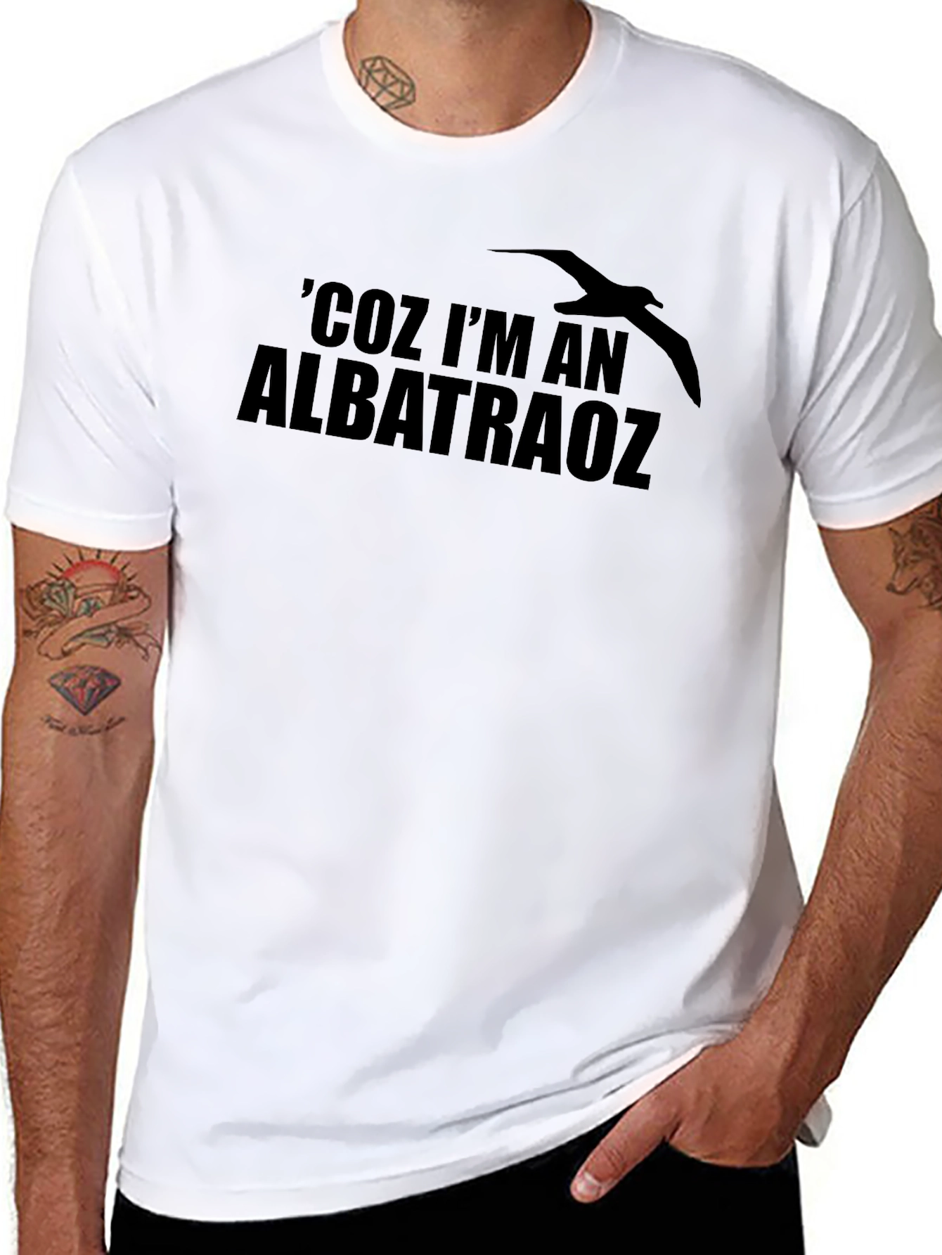 Albatraoz T-Shirt - Humorous Bird Graphic Tee