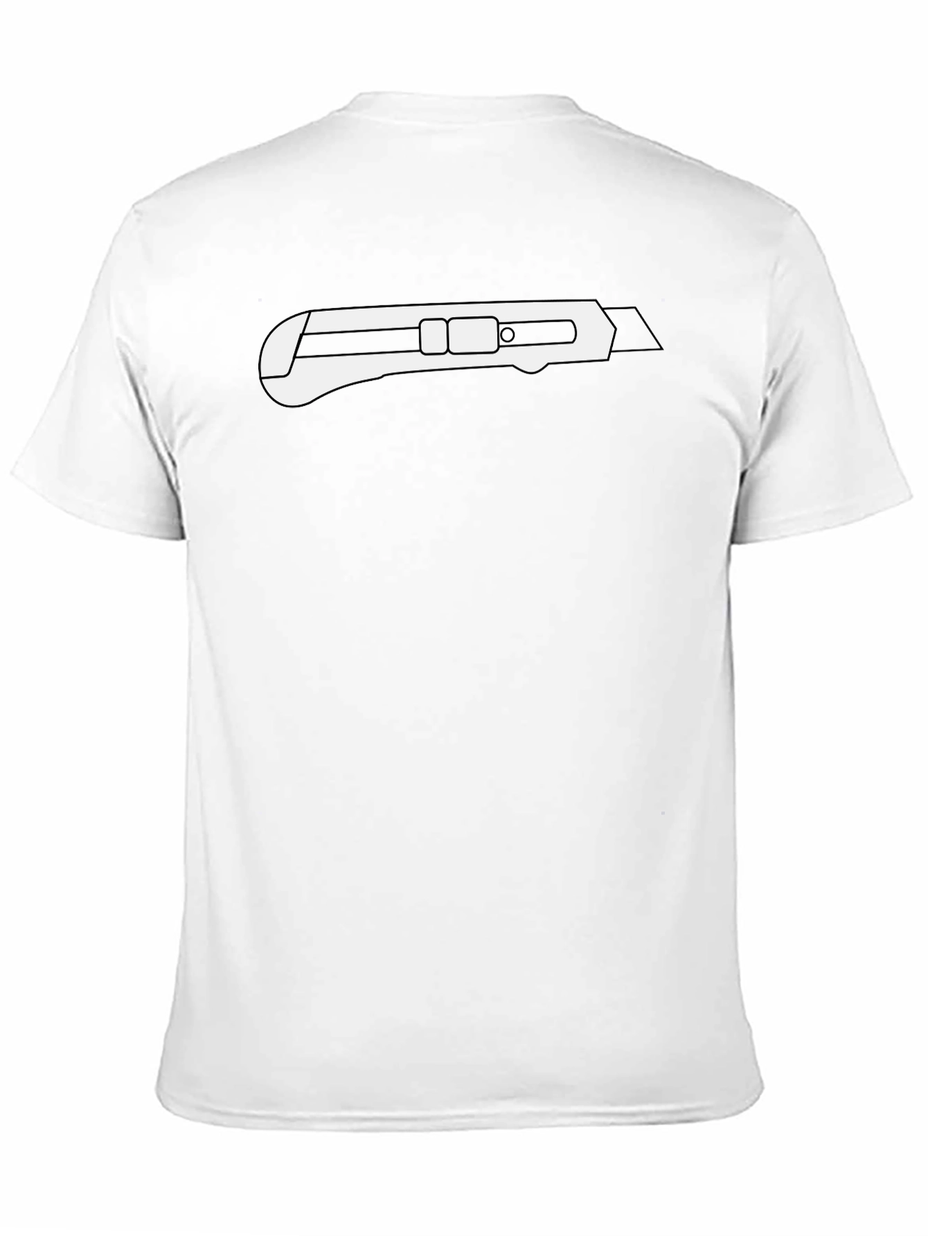 Utility Knife Graphic Tee - Modern Edgy Style