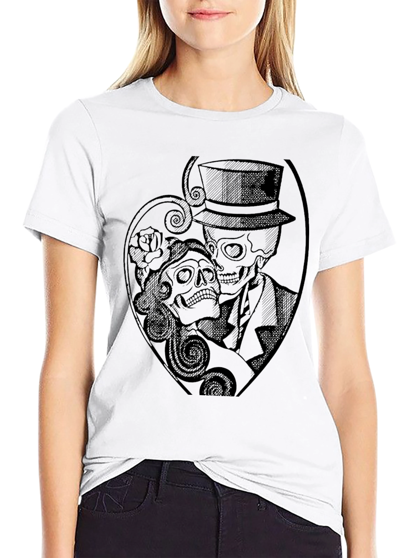 Day of the Dead Couple Graphic Tee