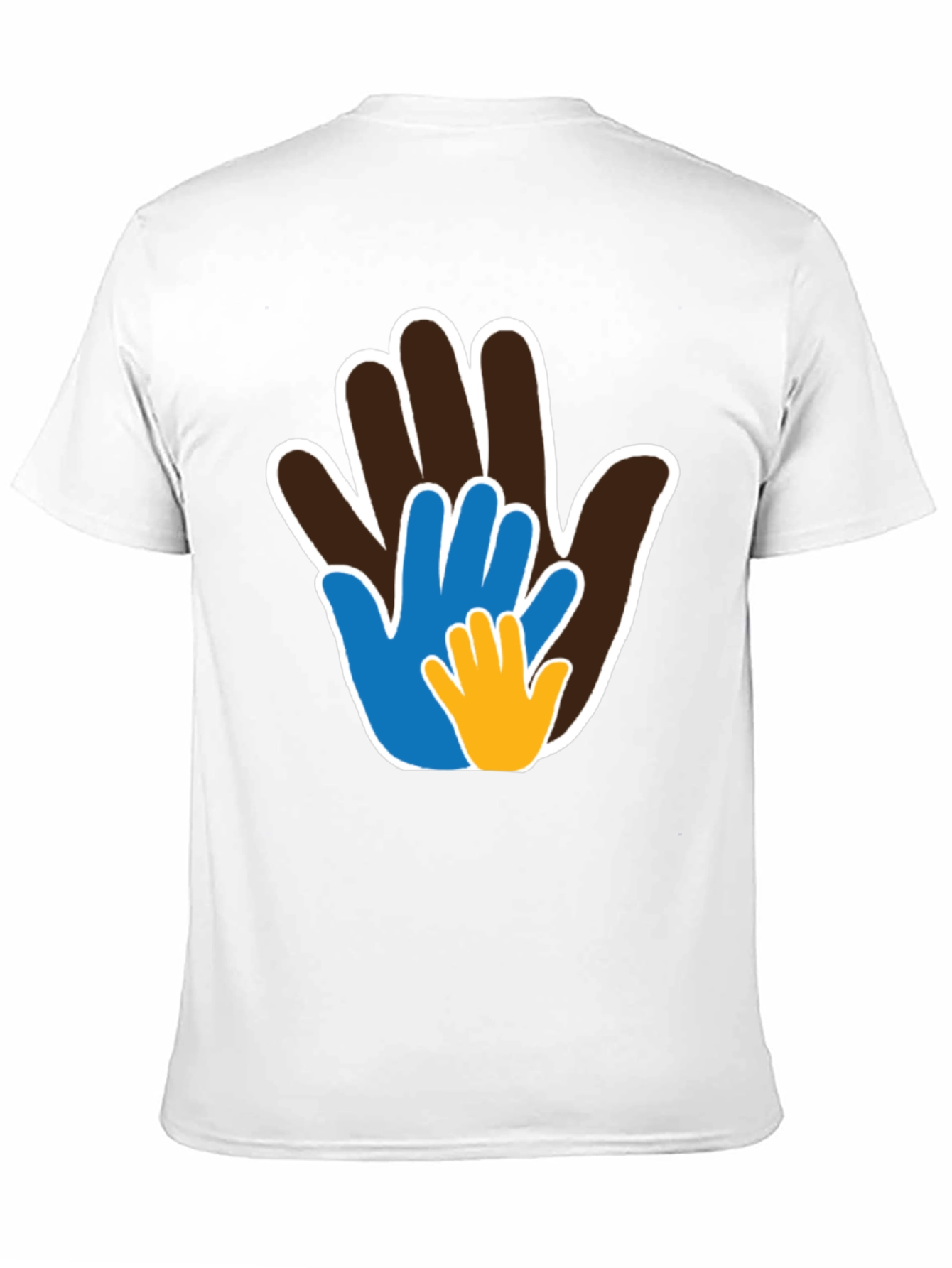 Family Hands T-Shirt - Black Tee