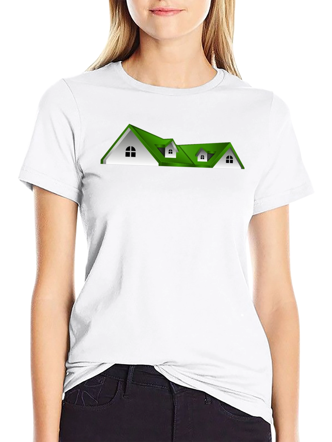 Green Roof House T-Shirt