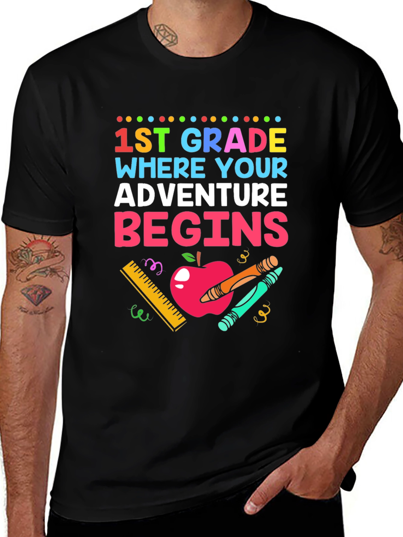 1st Grade Adventure Begins T-Shirt