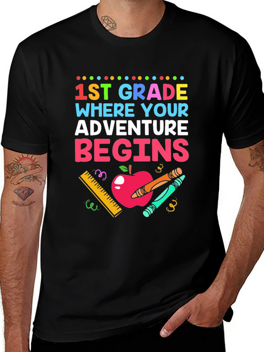1st Grade Adventure Begins T-Shirt
